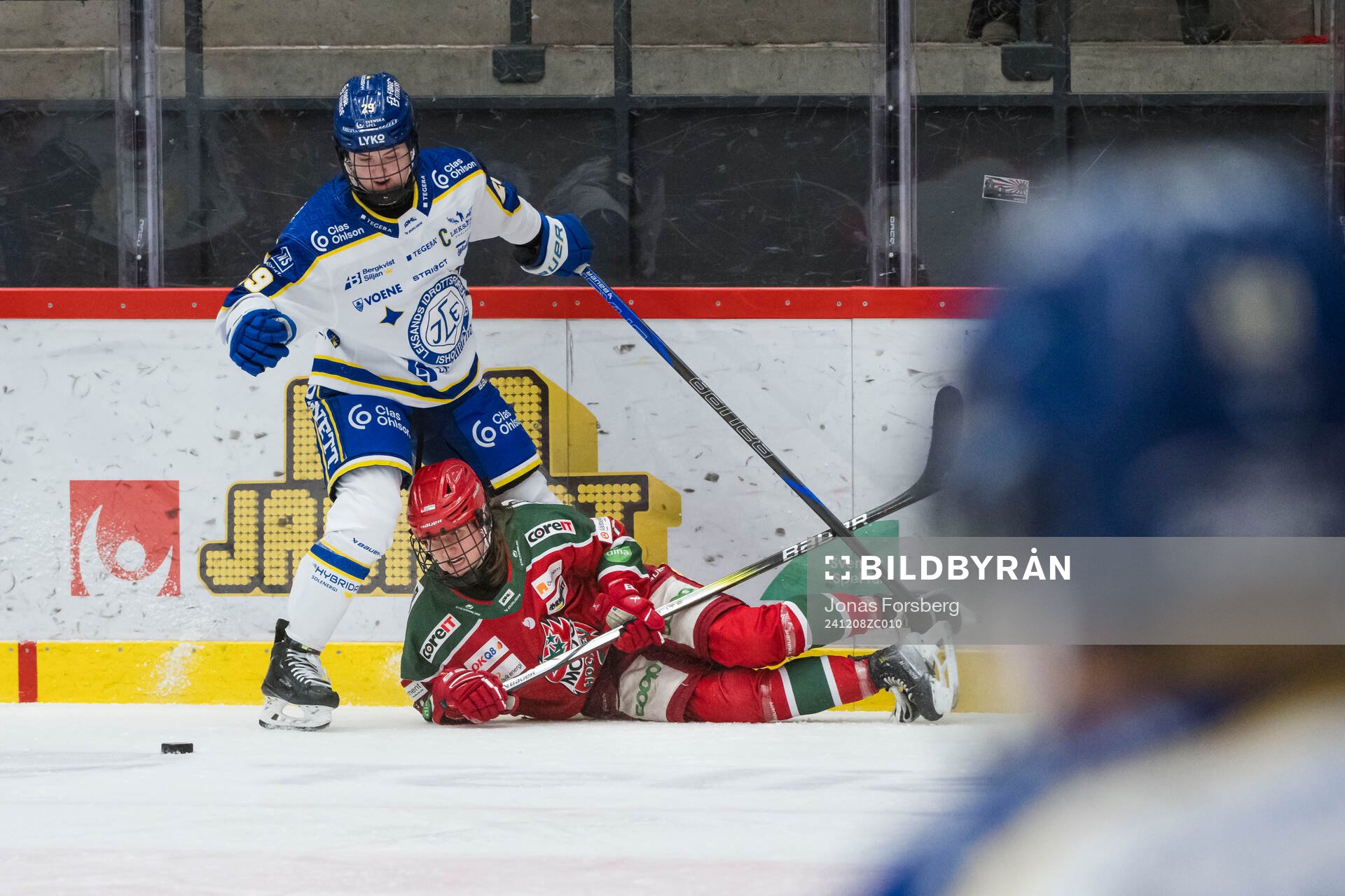 Leksands Courtney Vorster och Modos Adela Sapovalivova