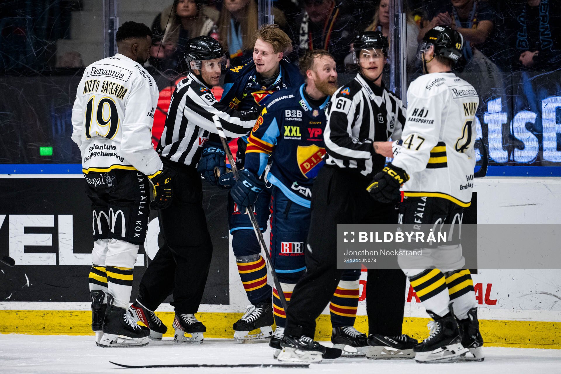 AIKs Daniel Muzito Bagenda och Djurgårdens Jakob Ragnarsson
