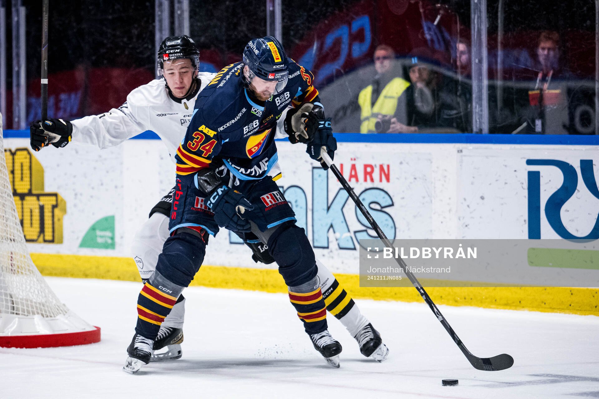 AIKs Gustav Sjöqvist och Djurgårdens Daniel Brodin