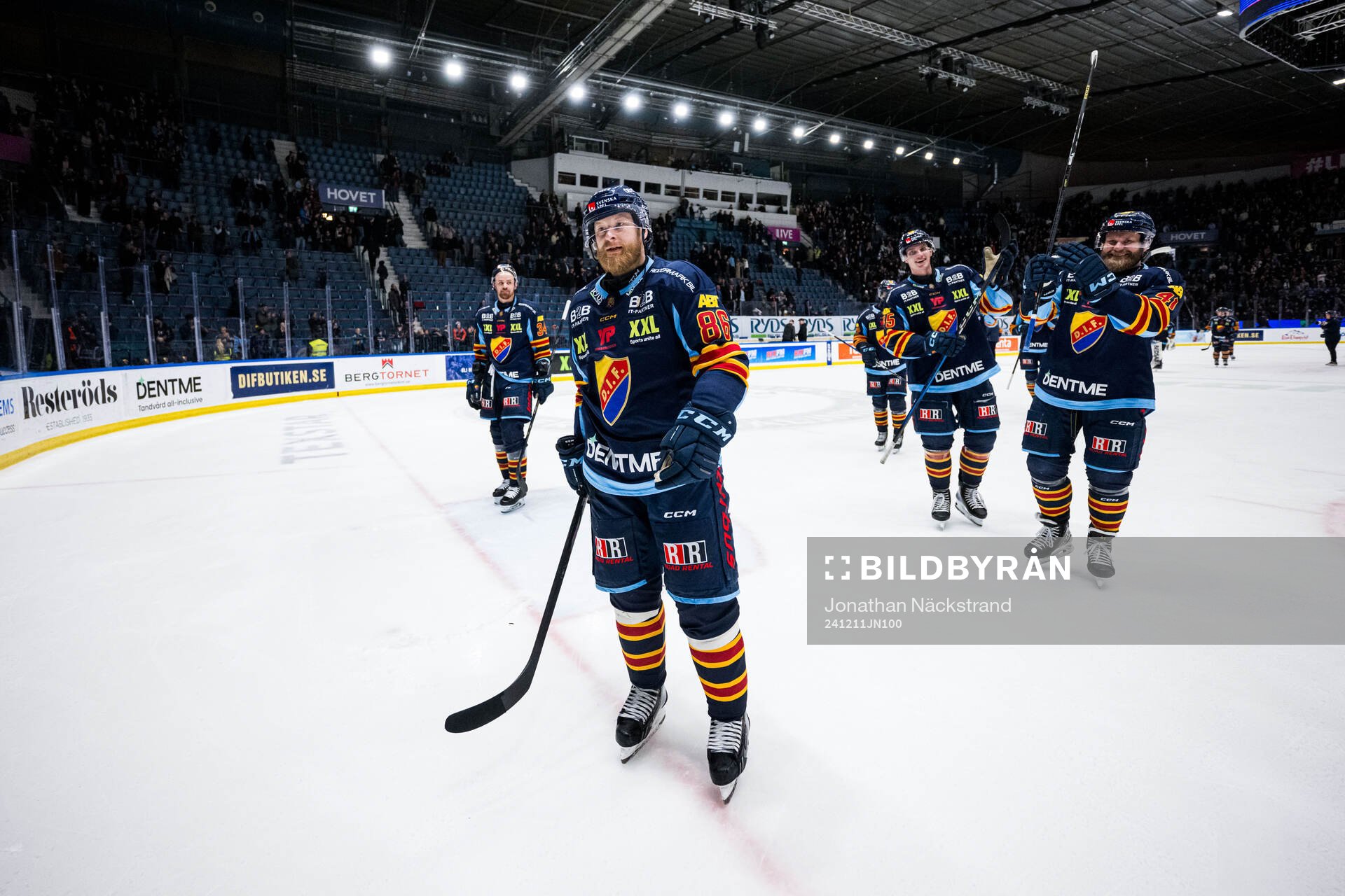 Djurgårdens Linus Klasen jublar