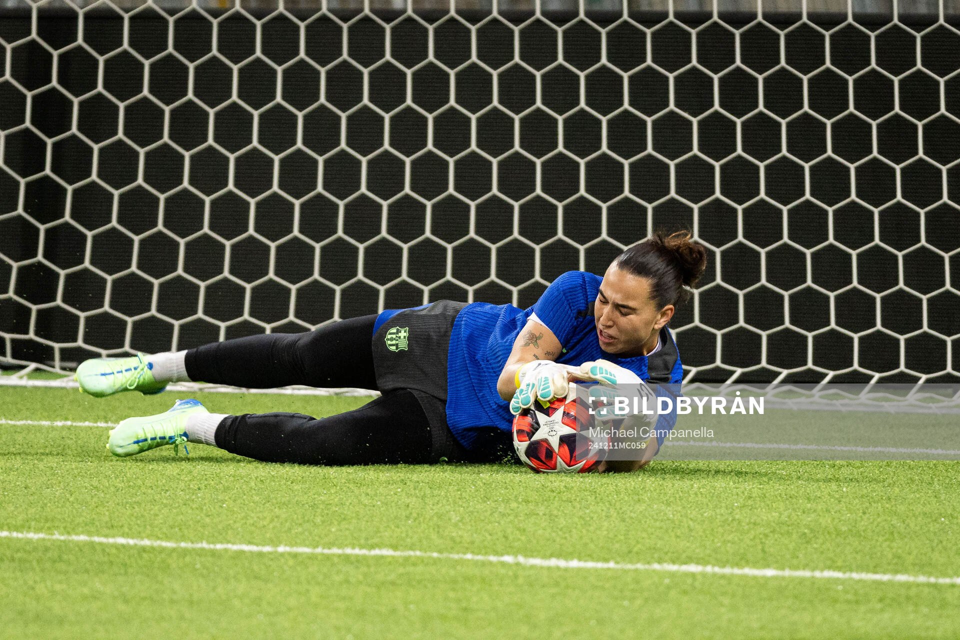 Goalkeeper Cata Coll of FC Barcelona