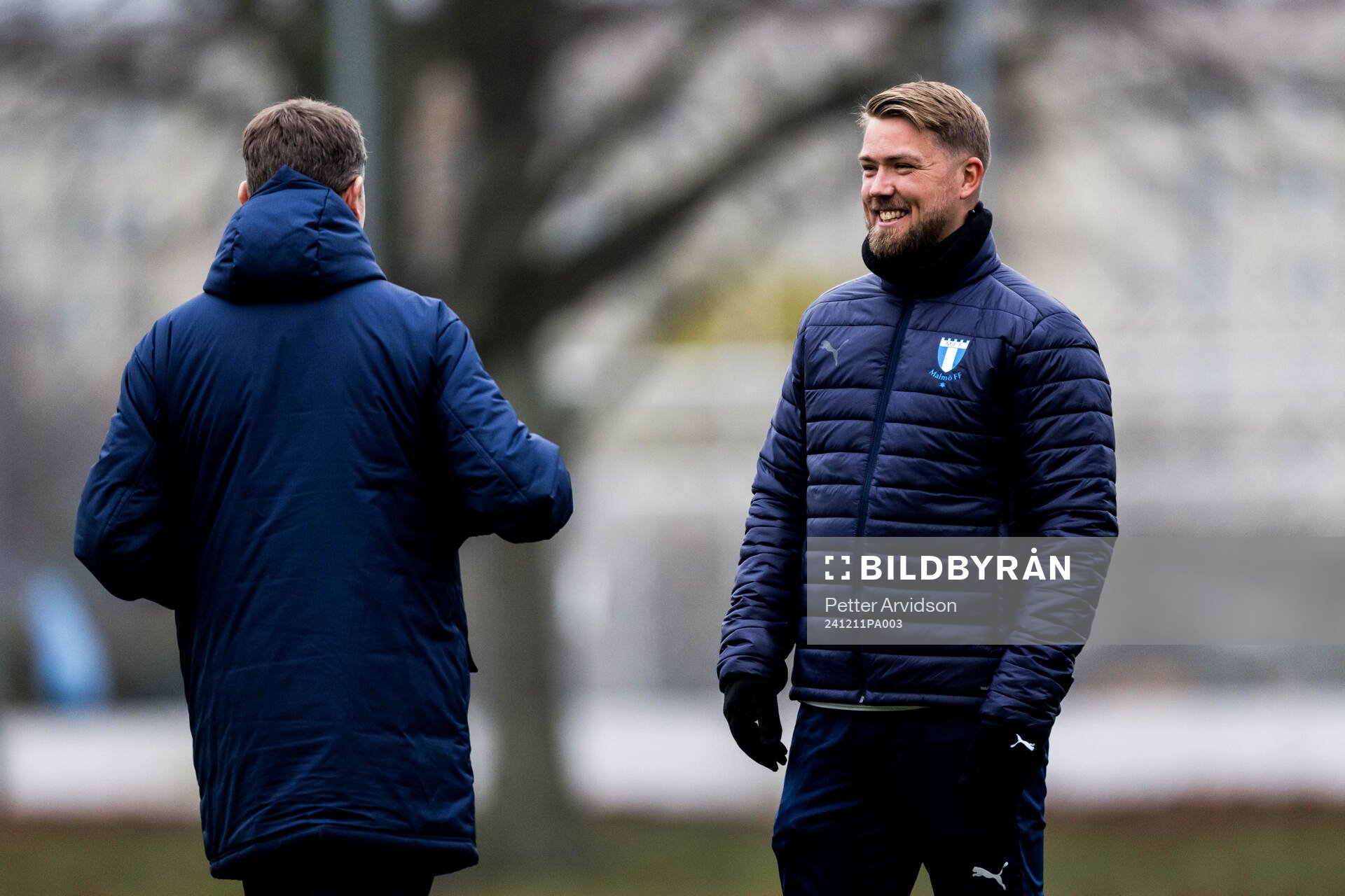 Assistant coach Theodor Olsson of Malmö FF