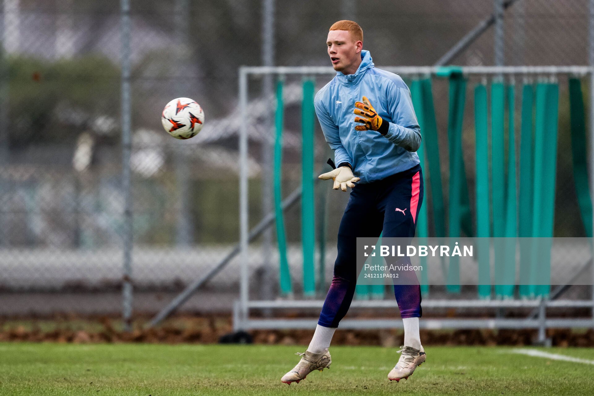 Goalkeeper Joakim Persson of Malmö FF