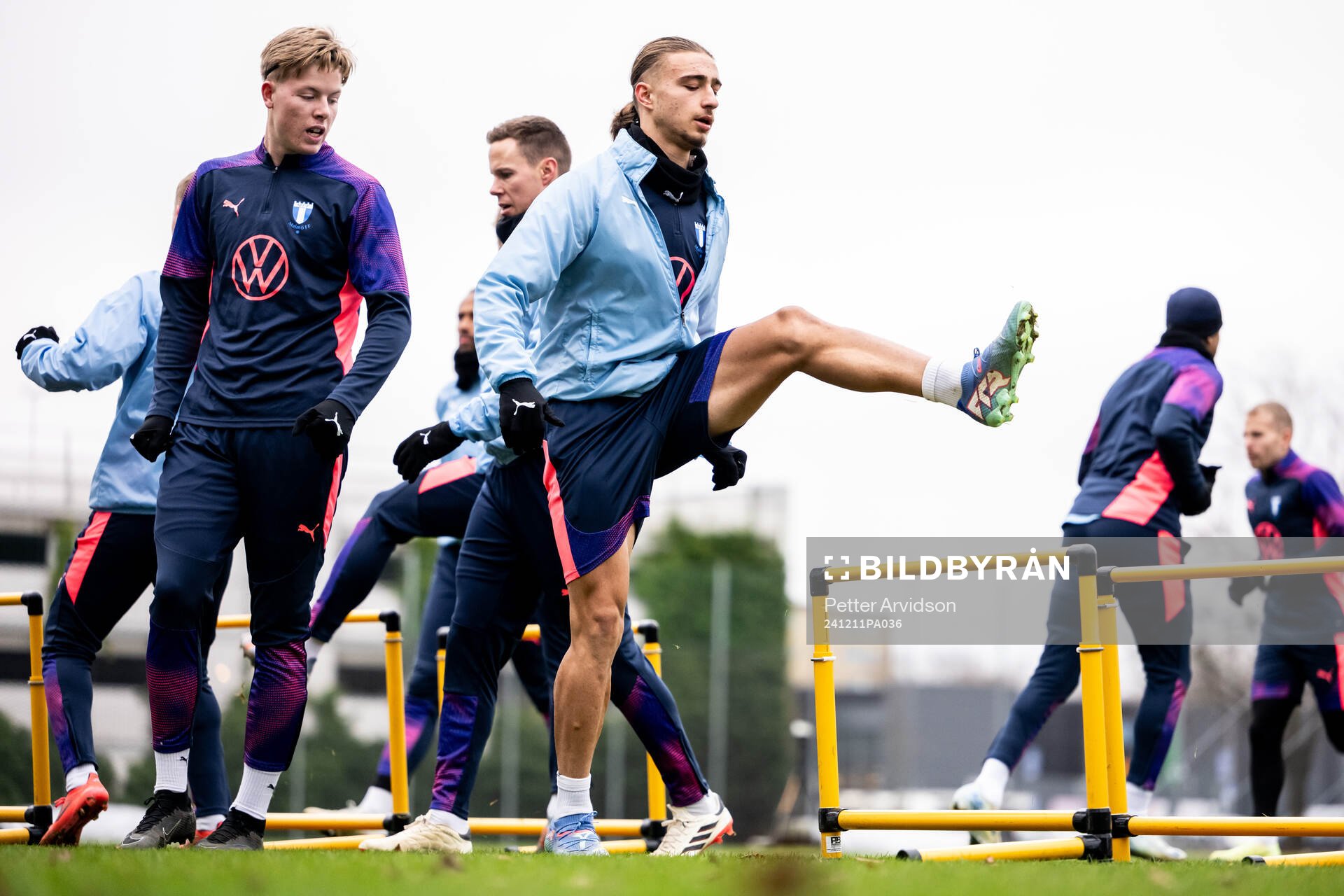 Nils Zätterström and Elison Makolli of Malmö FF