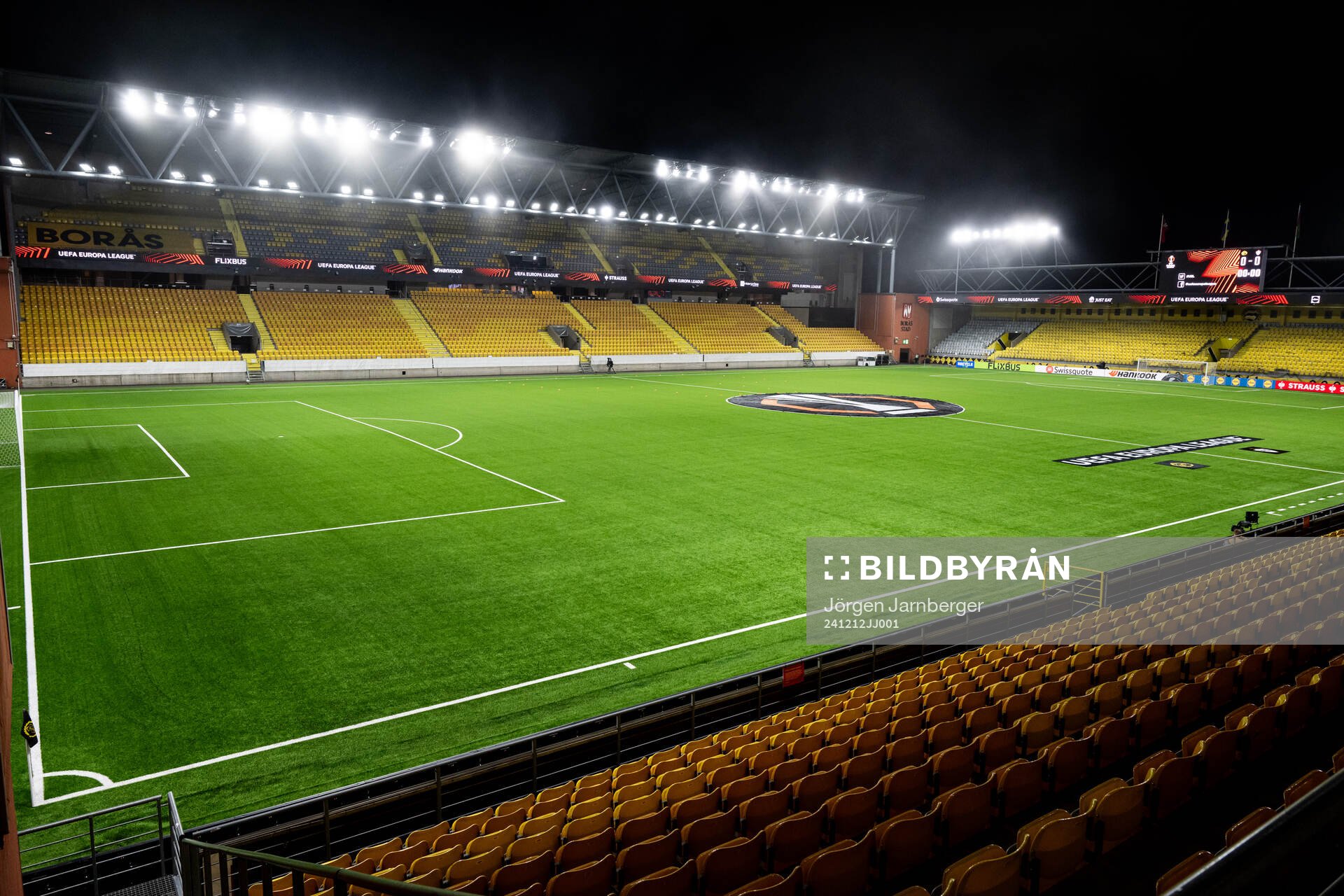 General view of Borås arena