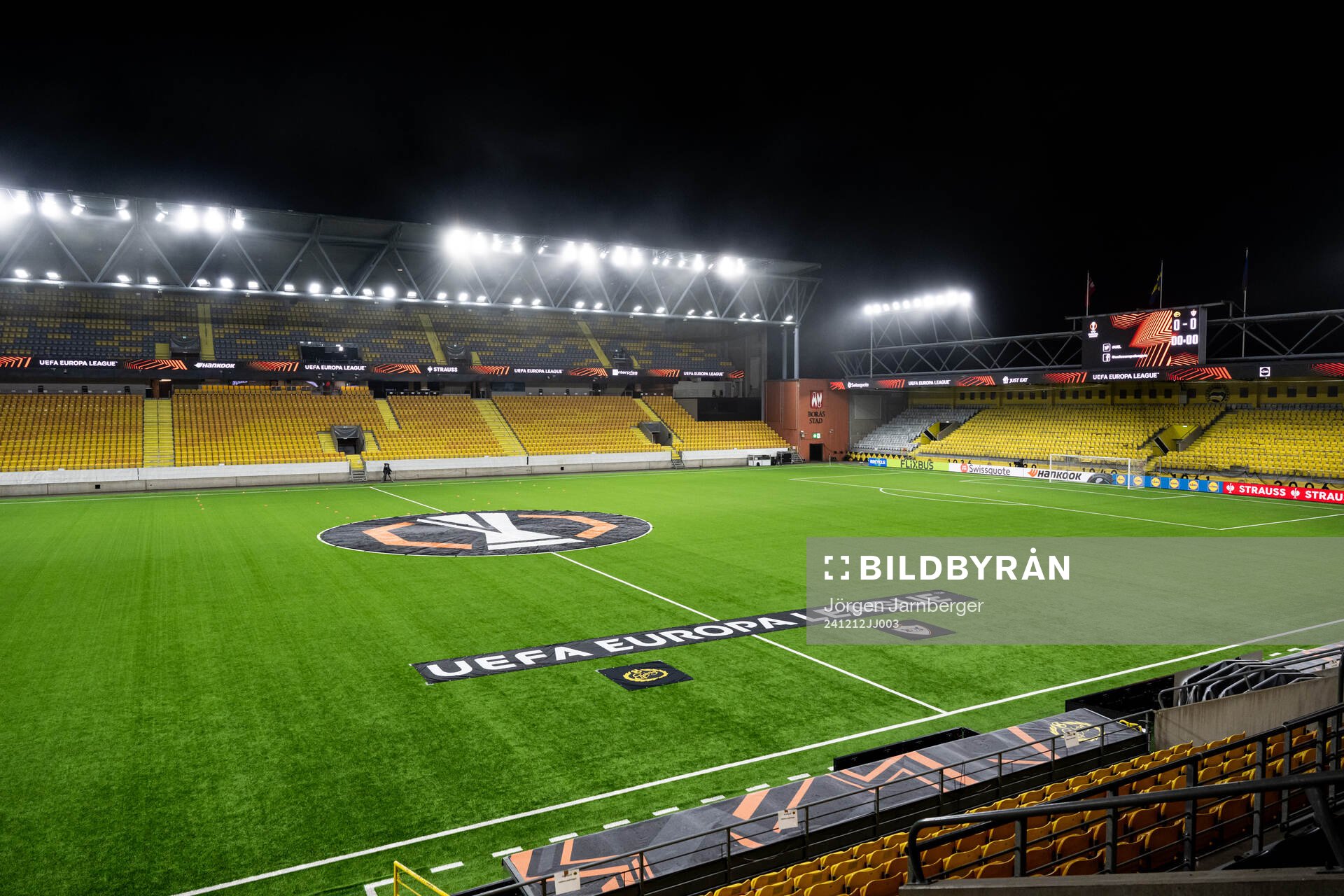 General view of Borås arena