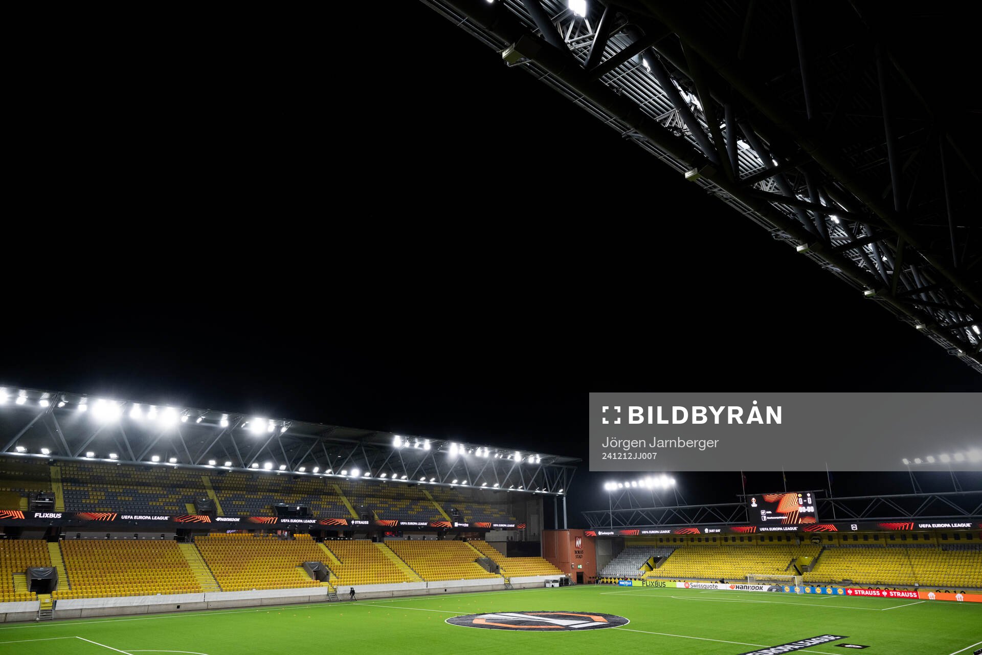 General view of Borås arena