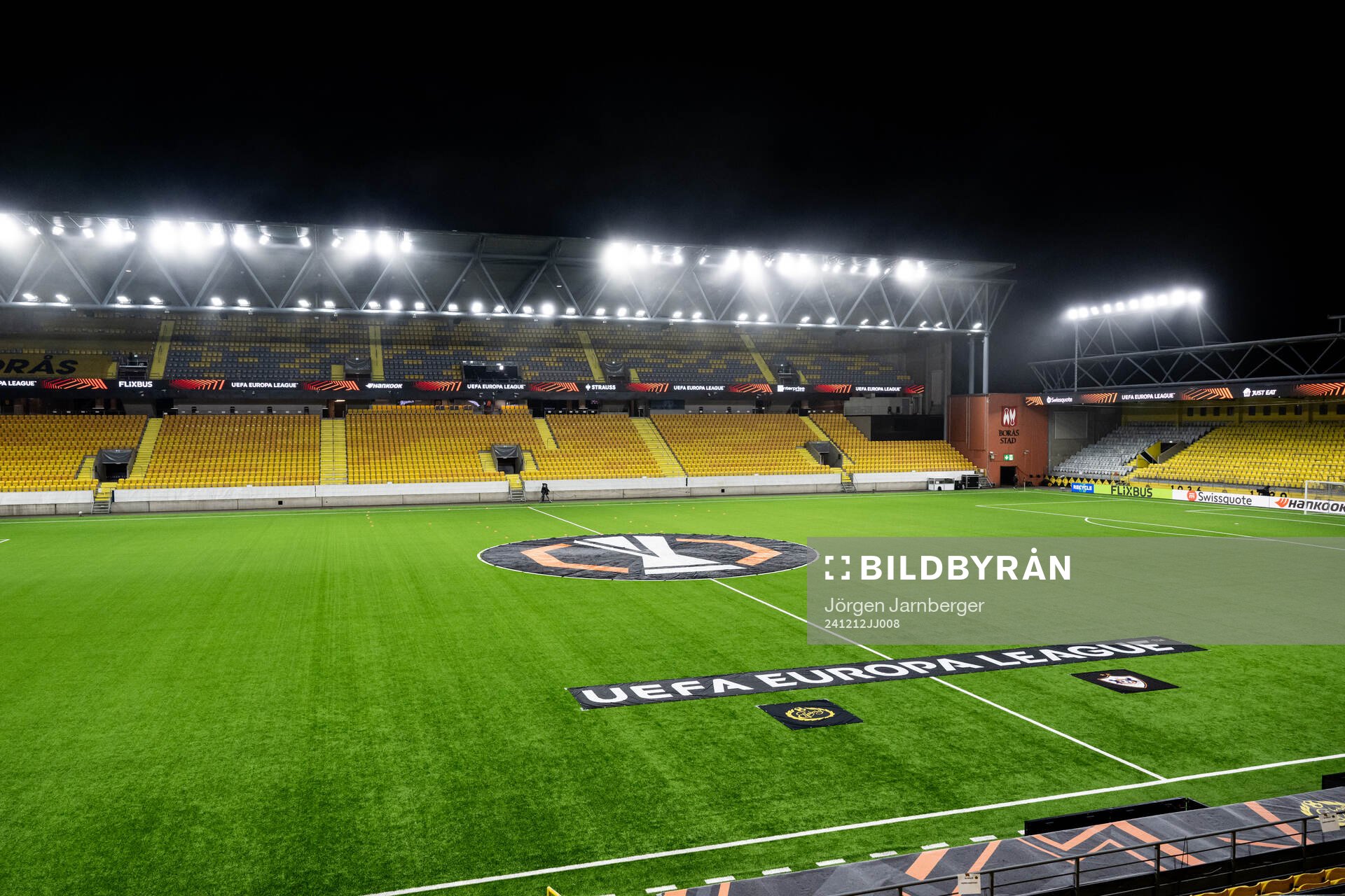 General view of Borås arena