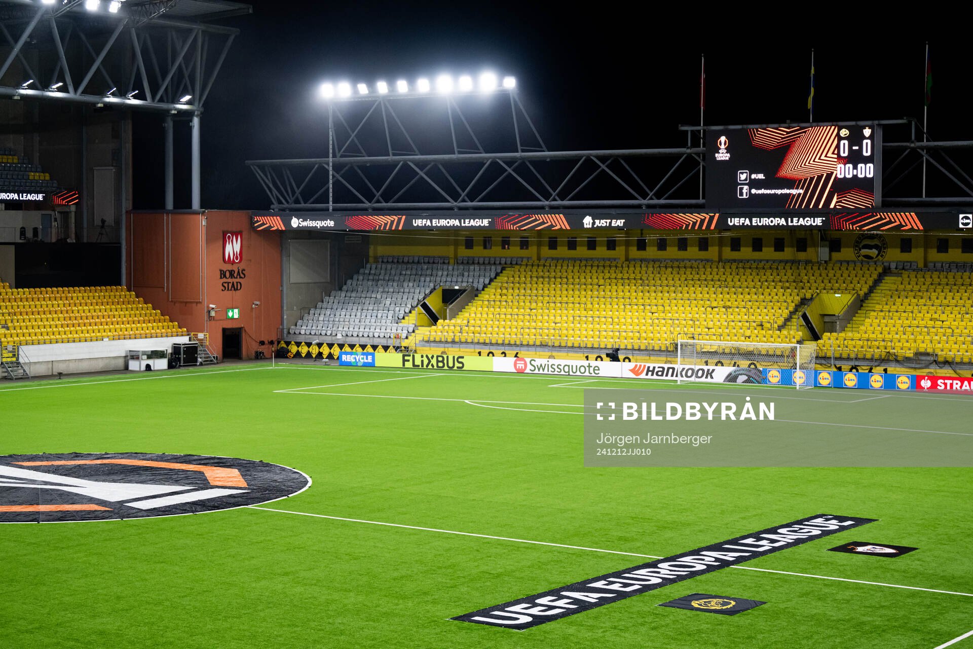 General view of Borås arena