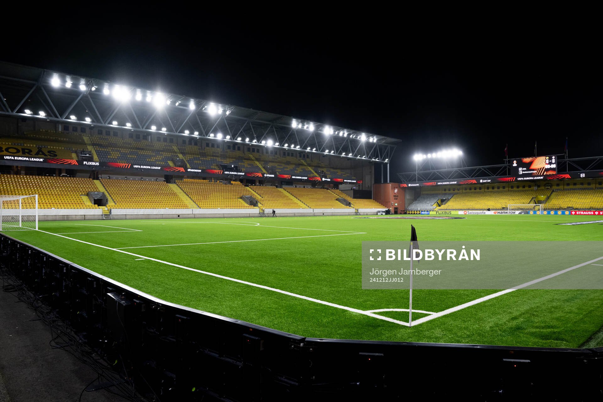 General view of Borås arena