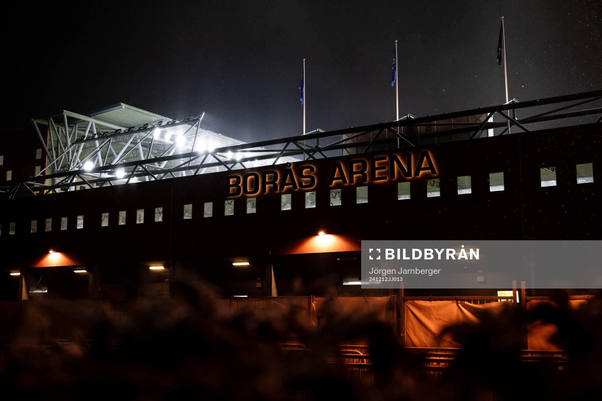 General view of Borås arena ahead of the Europa League match between Elfsborg and Qarabag on December 12, 2024 in Borås. 