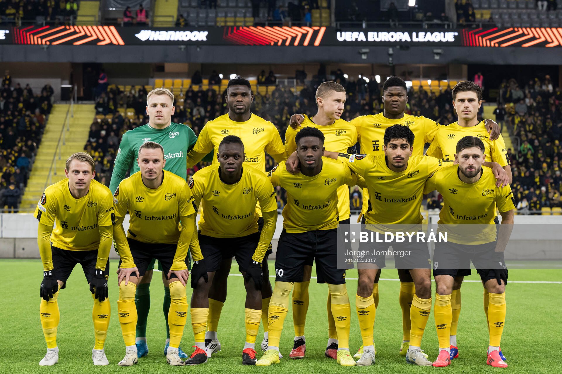 The starting eleven of Elfsborg