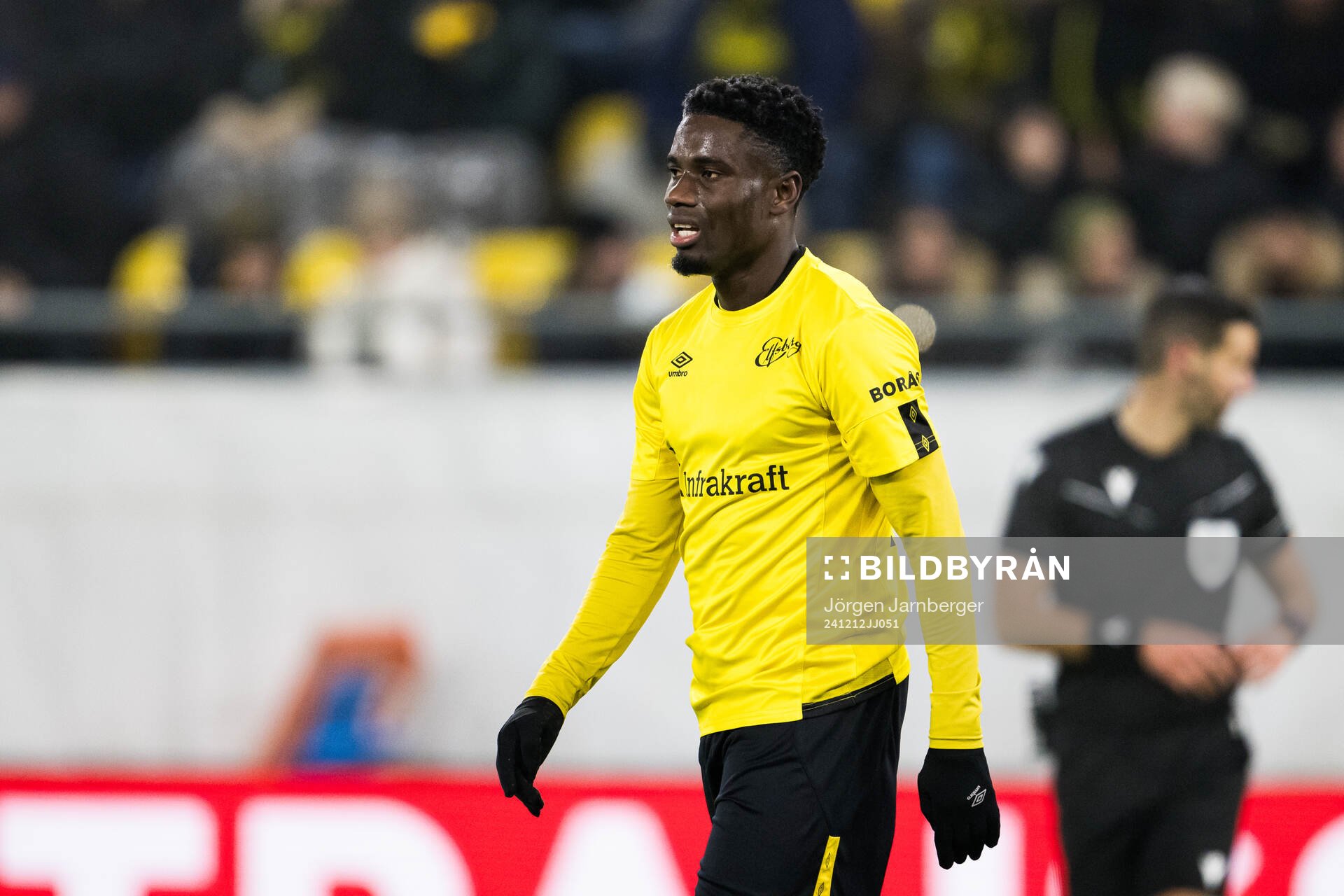 Michael Baidoo of Elfsborg looks dejected