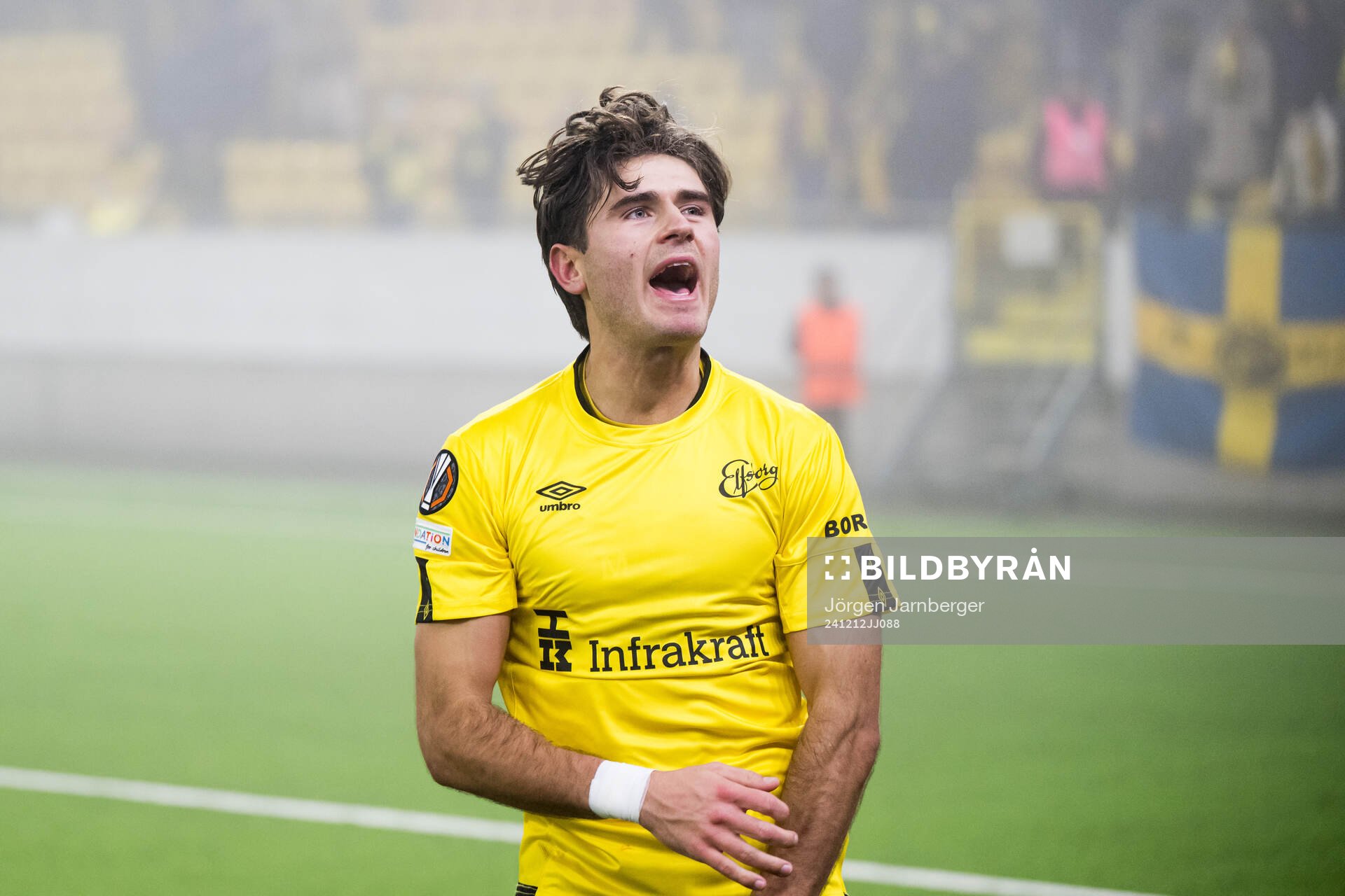 Besfort Zeneli of Elfsborg celebrates