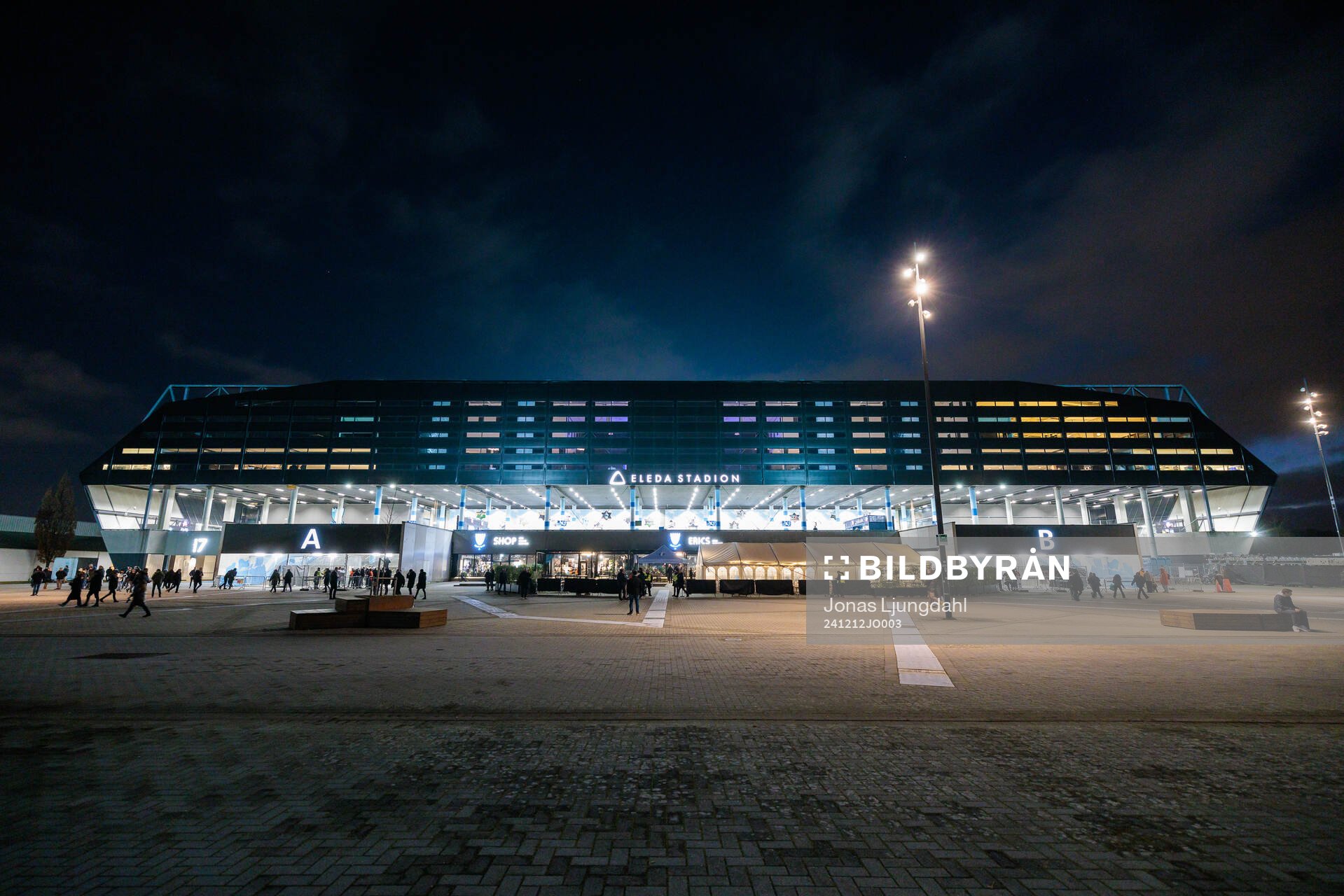 Exterior view of Elda stadion prior to the UEFA Europa