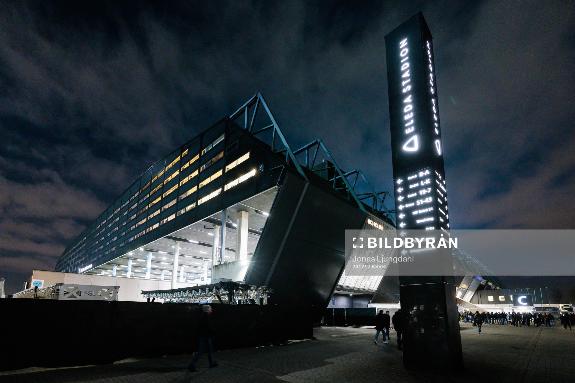 Exterior view of Elda stadion prior to the UEFA Europa