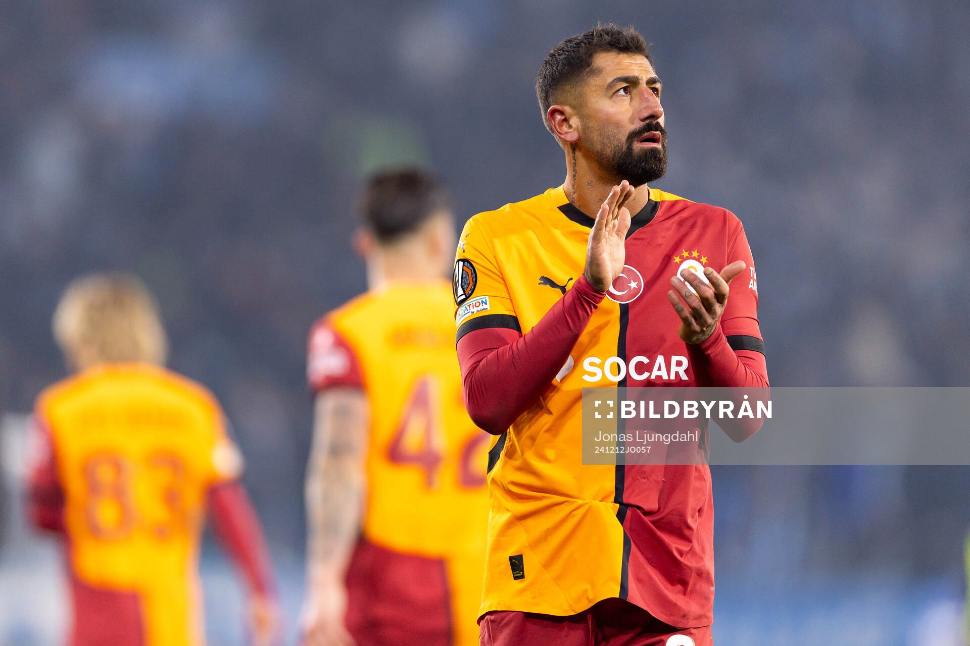 Kerem Demirbay  of Galatasaray looks dejected