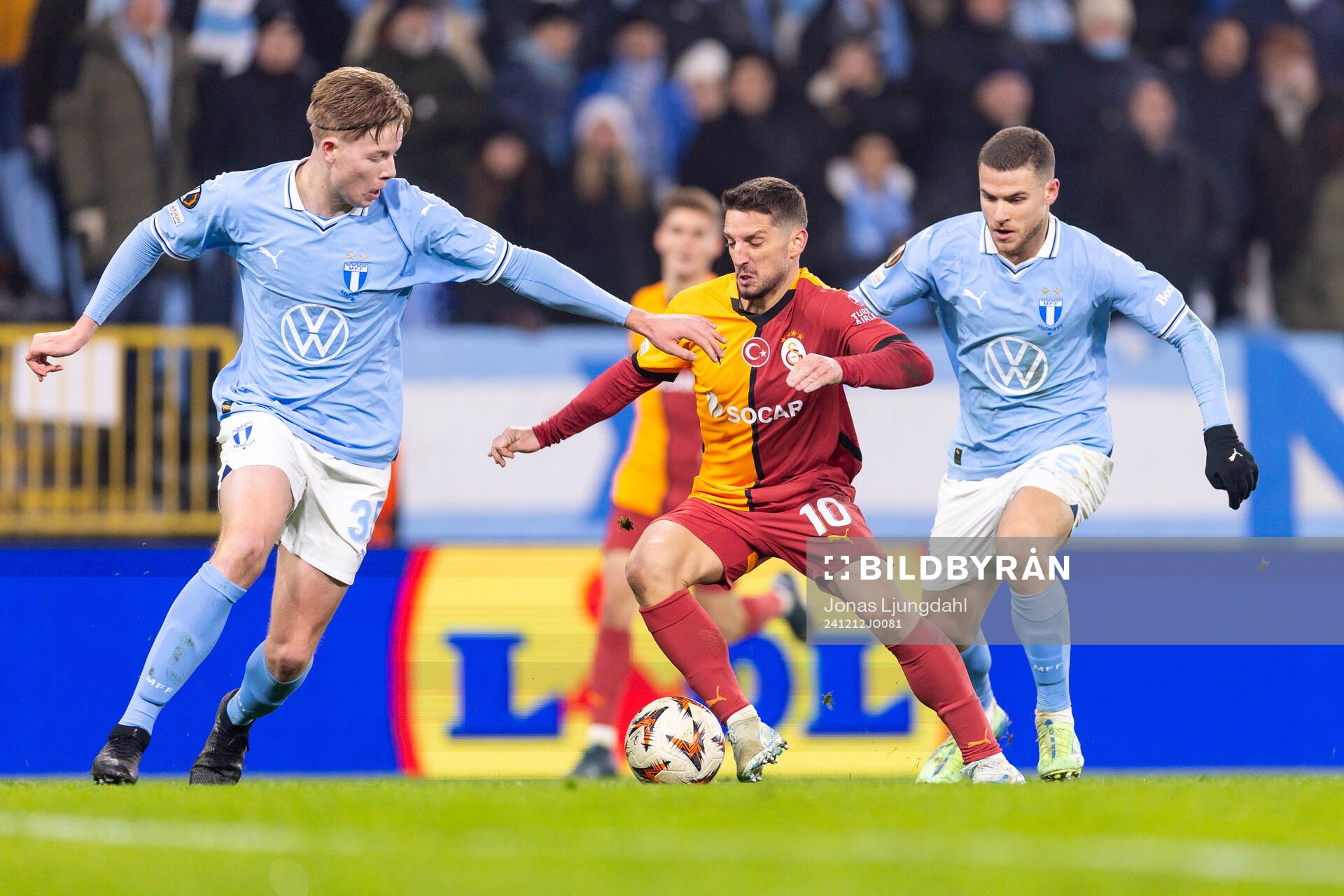 of Malmö FF Nils Zätterström, Søren Rieks of Malmö FF