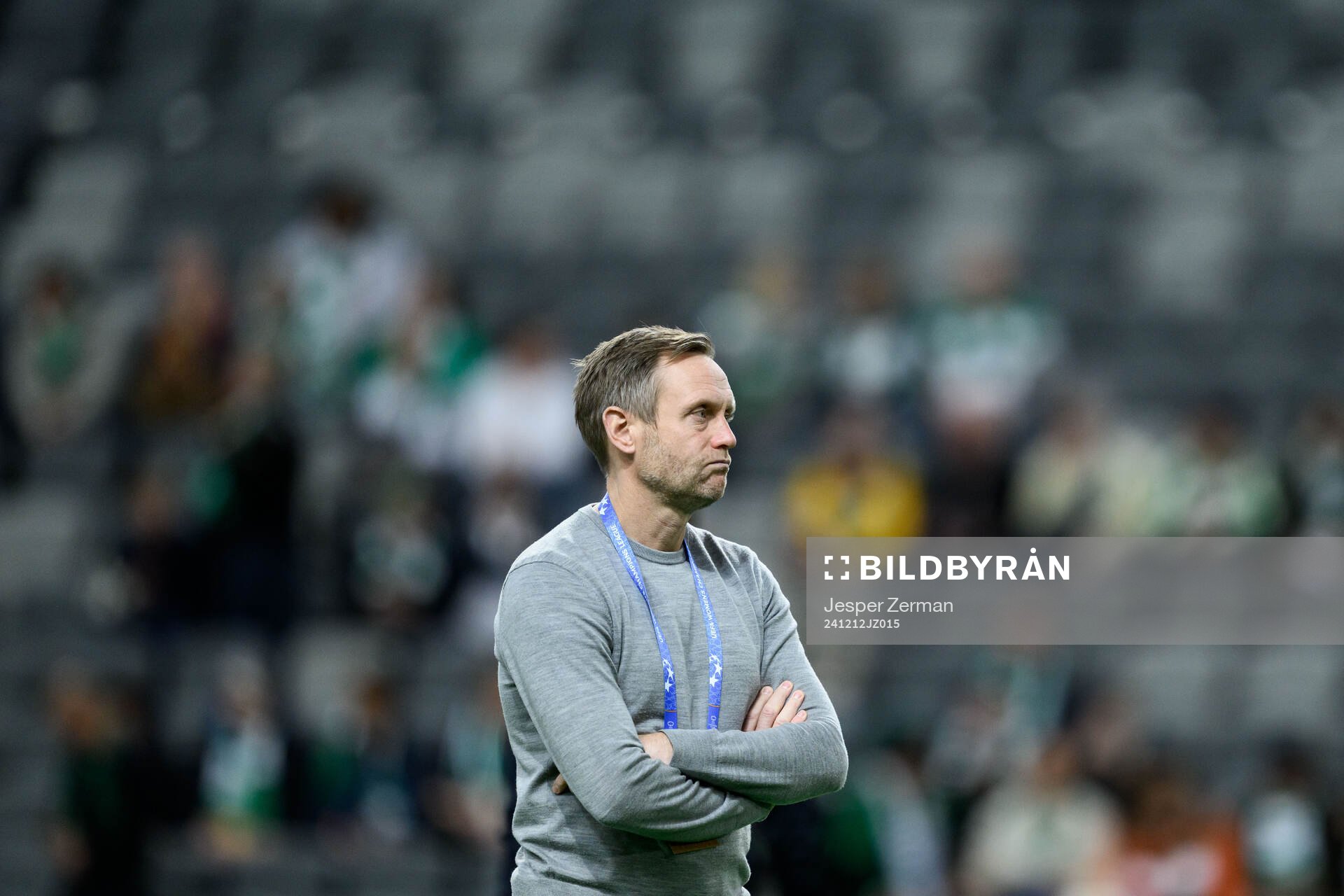 Head coach Martin Sjögren of Hammarby