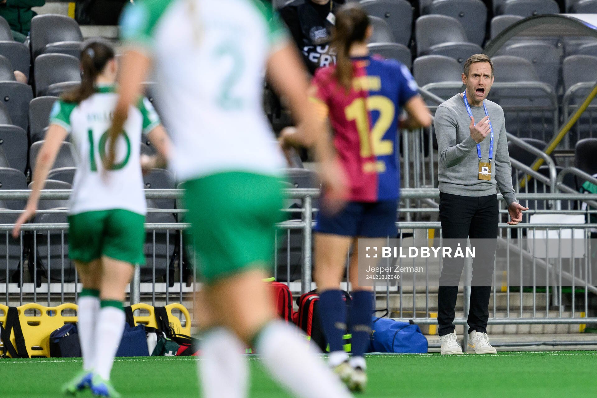 Head coach Martin Sjögren of Hammarby