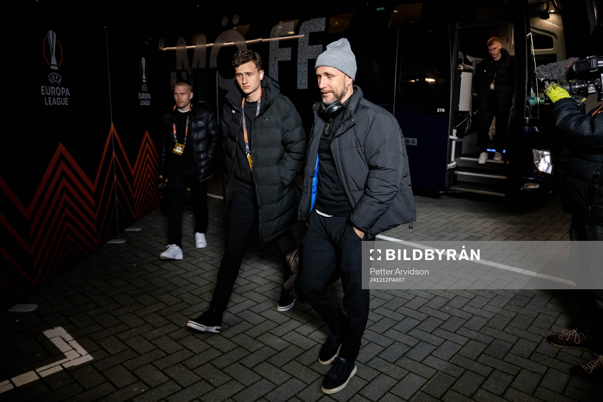 Assistant coach Martin Falk and head coach Henrik Rydström