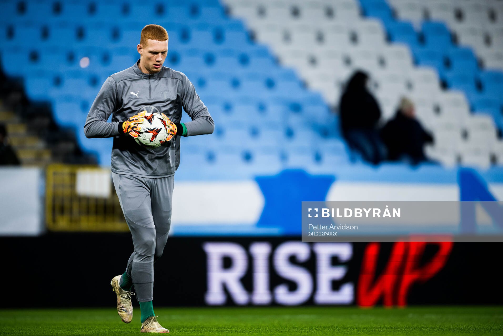 Goalkeeper Joakim Persson of Malmö FF