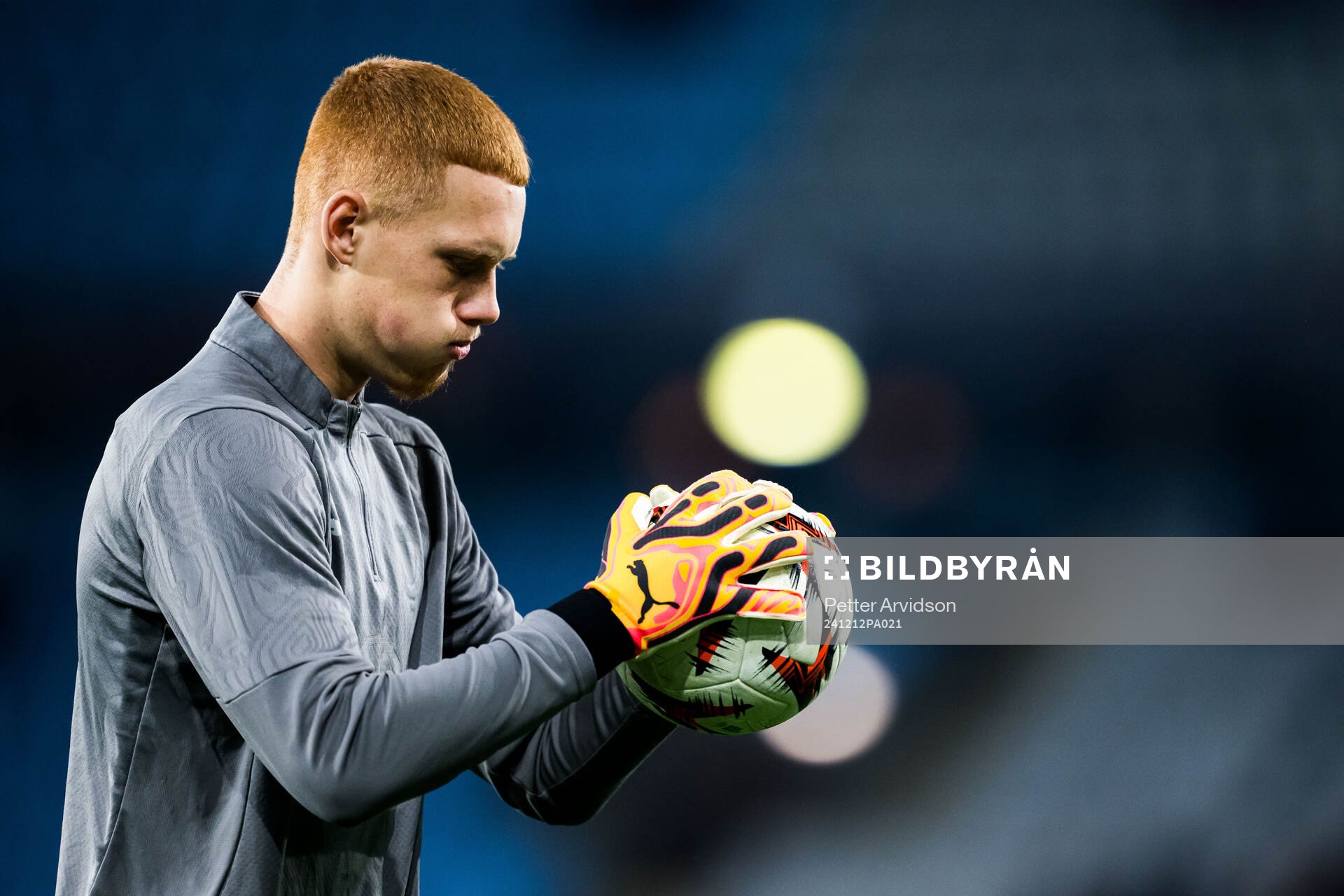 Goalkeeper Joakim Persson of Malmö FF