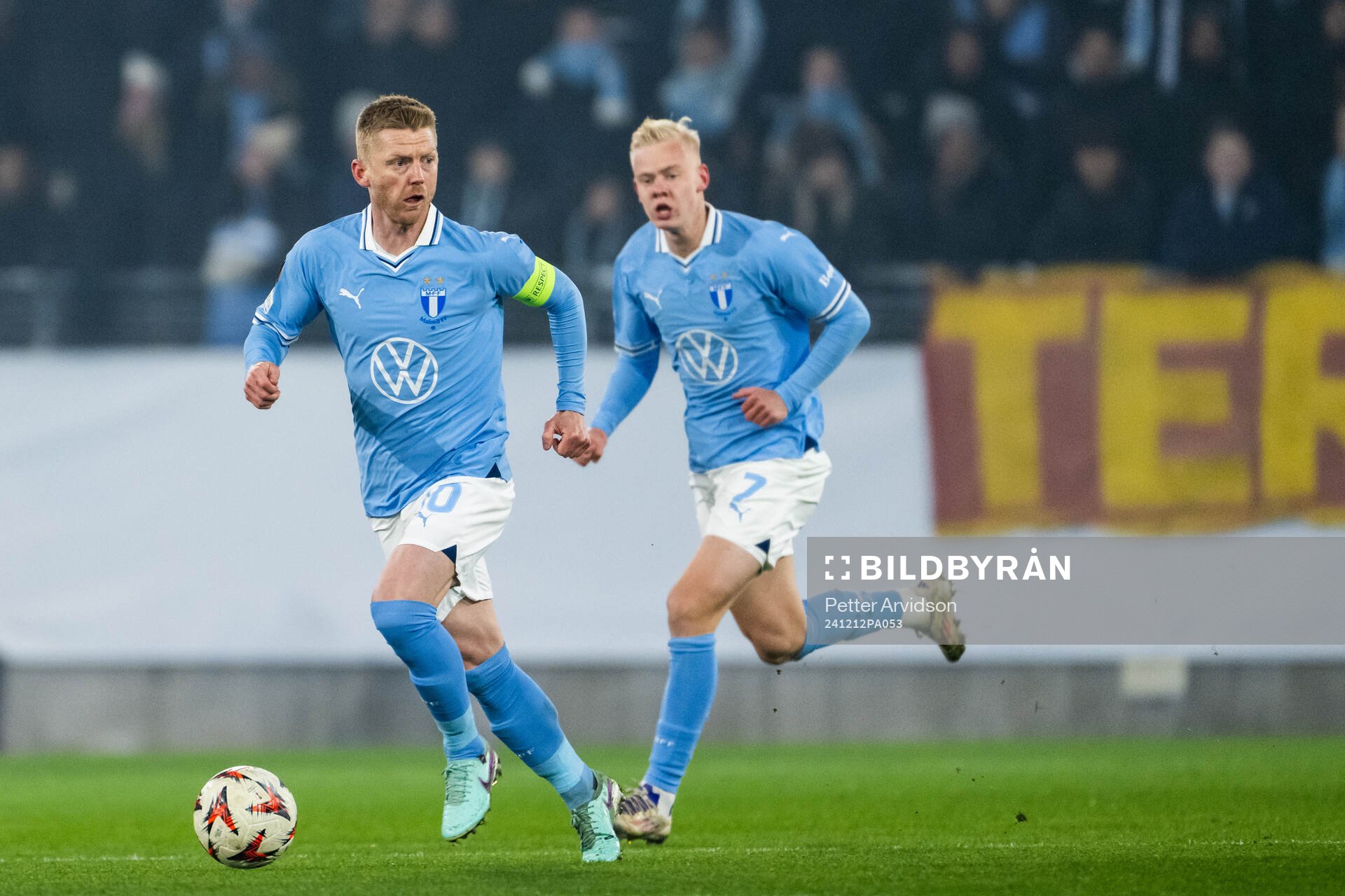 Anders Christiansen and Otto Rosengren of Malmö FF