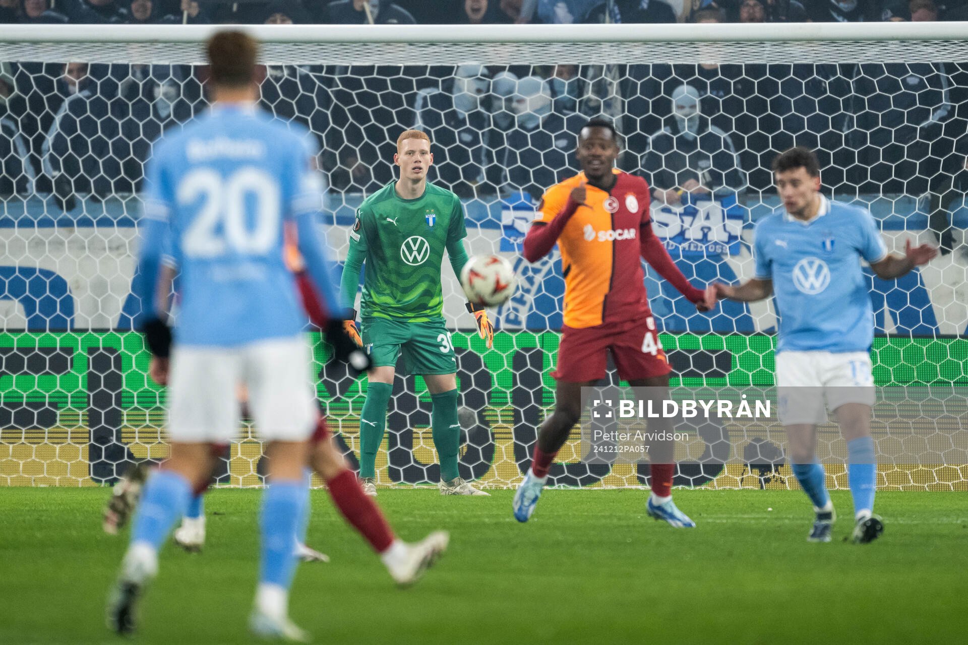 Goalkeeper Joakim Persson of Malmö FF