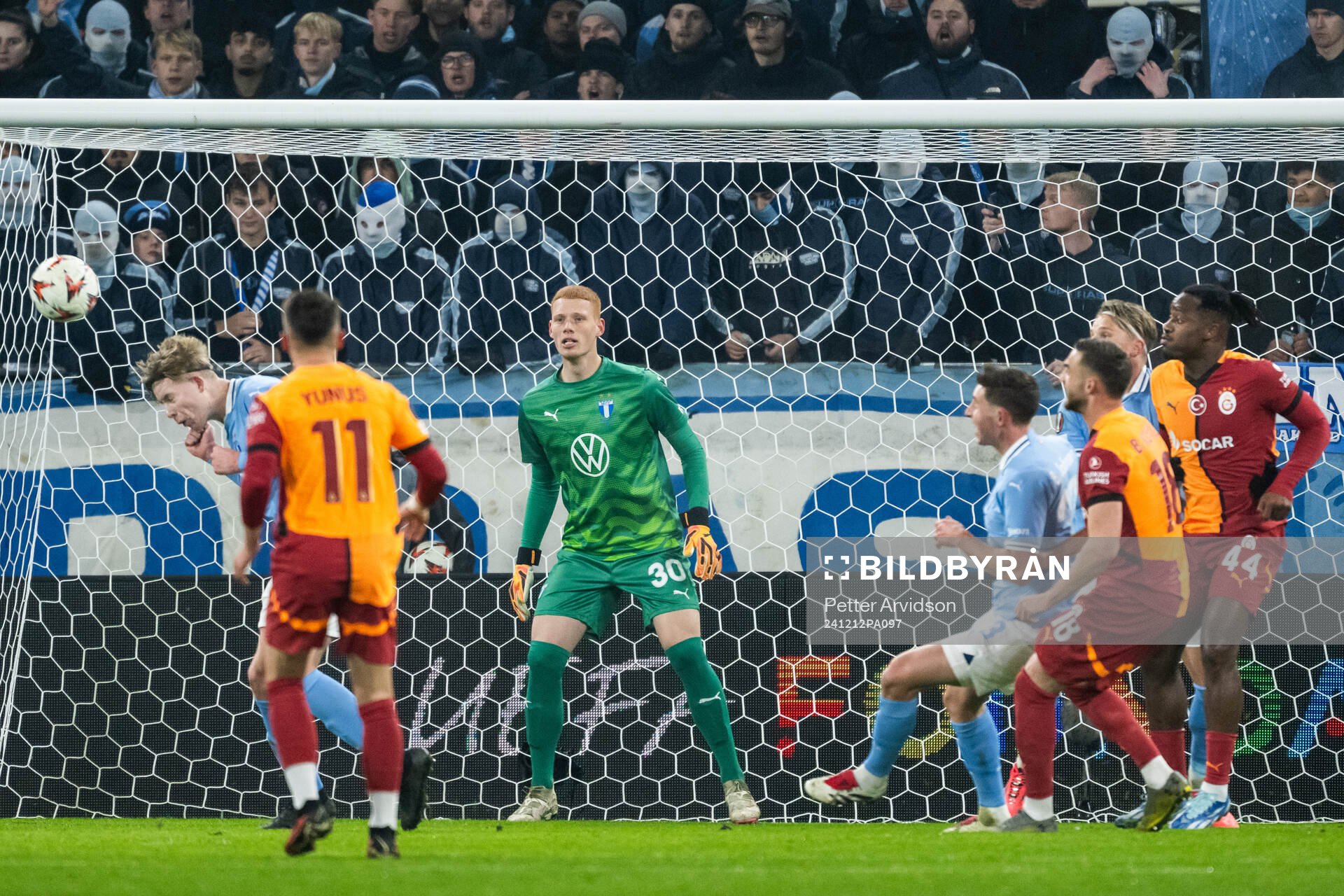 Goalkeeper Joakim Persson of Malmö FF