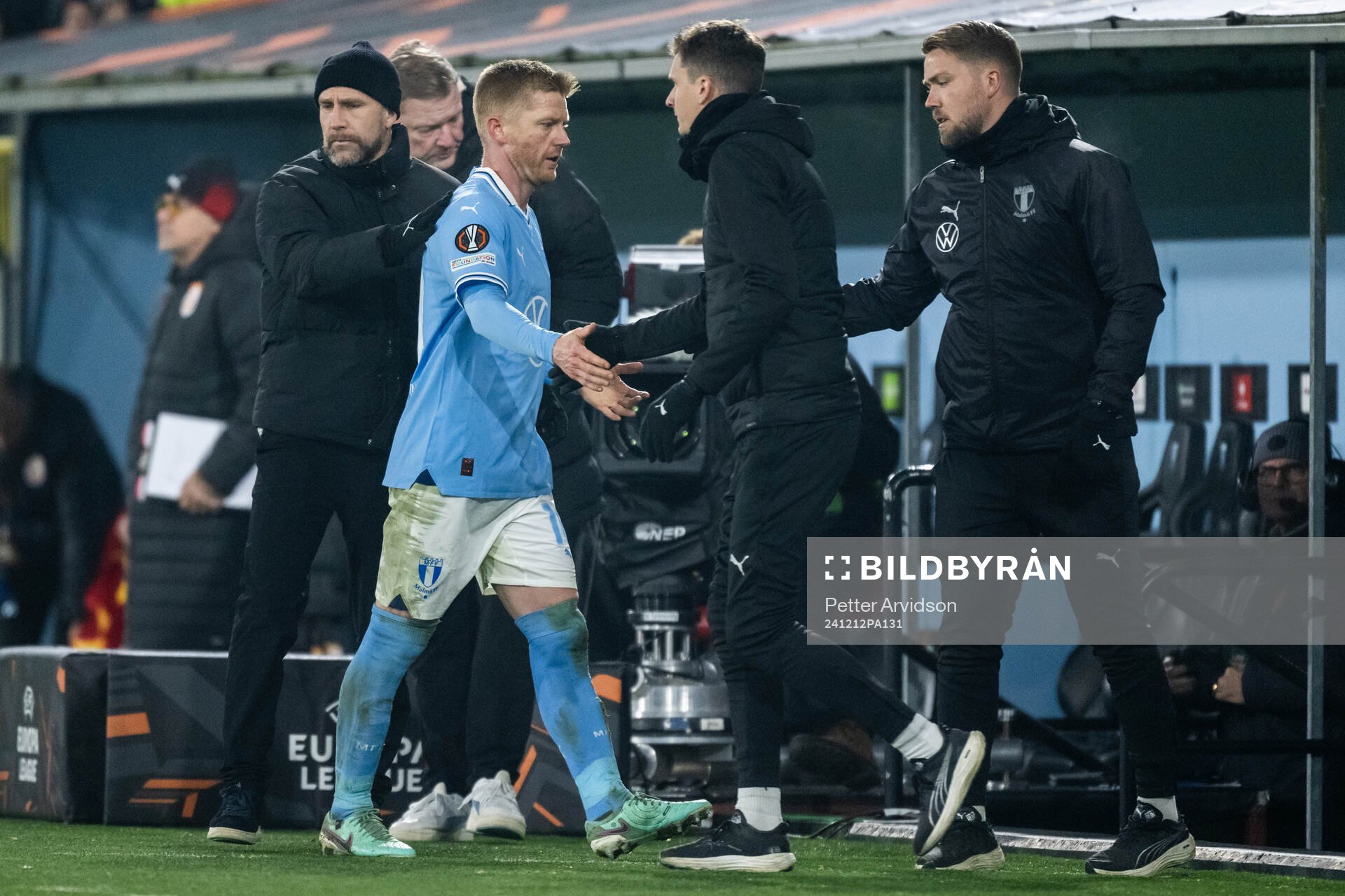 Head coach Henrik Rydström as Anders Christiansen of