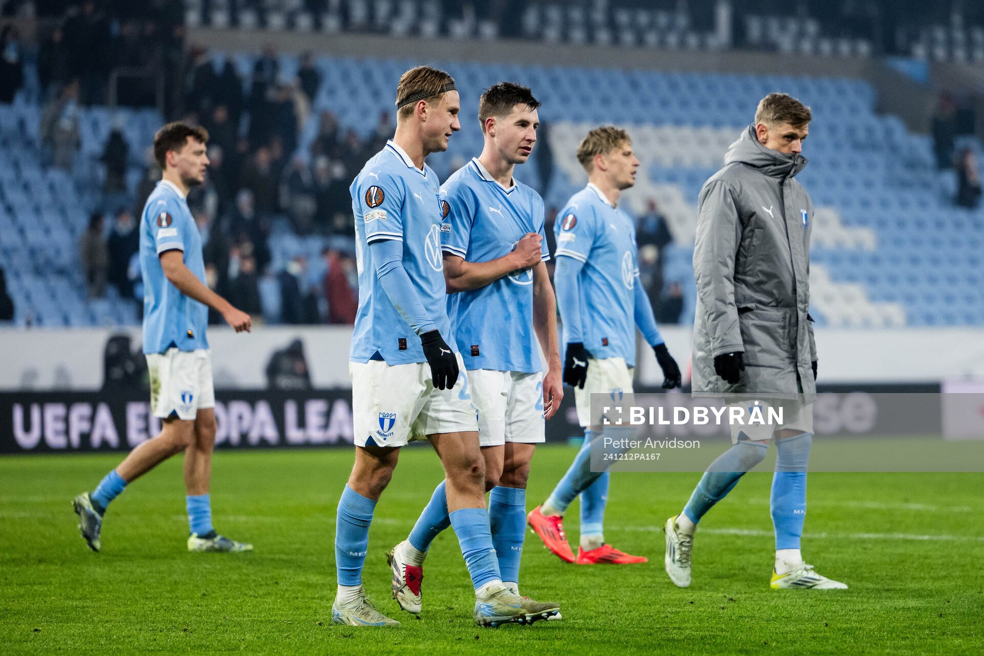 Erik Botheim, Lasse Berg Johnsen and Søren Rieks of Malmö