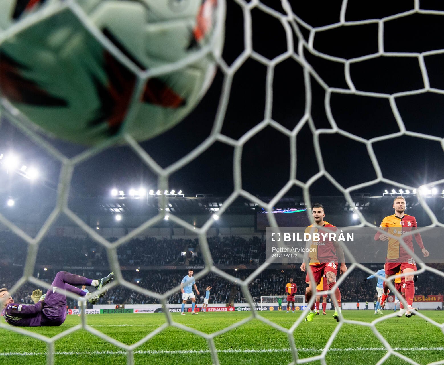 Goalkeeper Fernando Muslera, Abdulkerim Bardakci and Victor