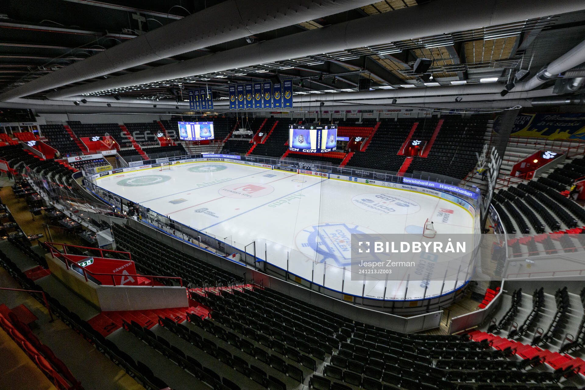 Interiör vy av Scaniarinken