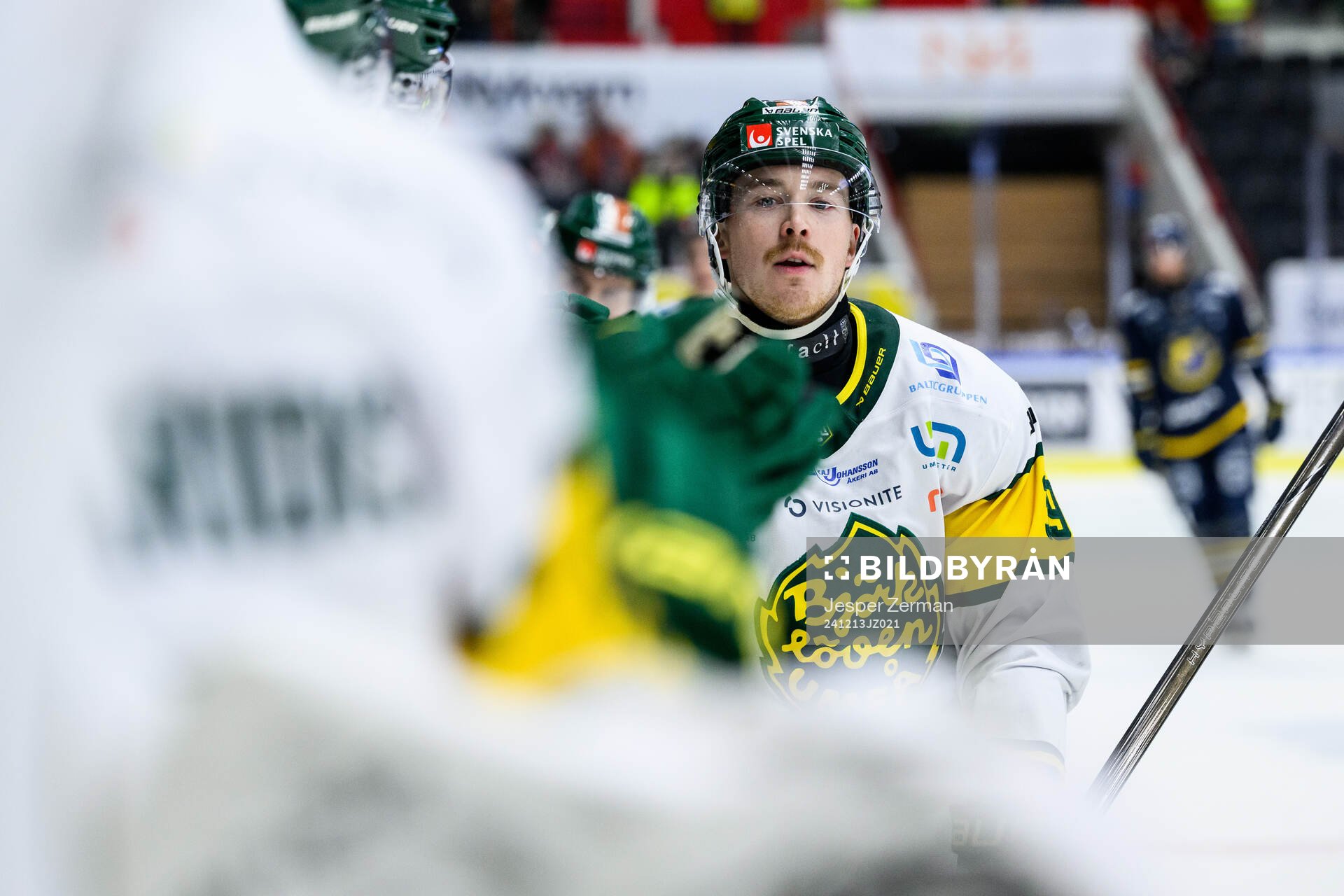 Björklövens Joel Mustonen jublar