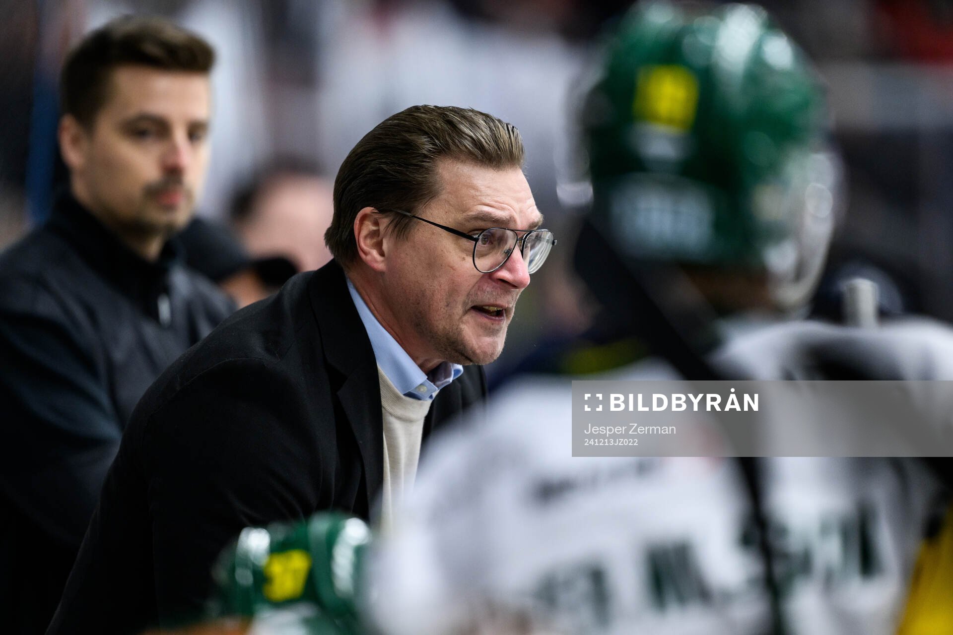 Björklövens tränare Björn Hellkvist