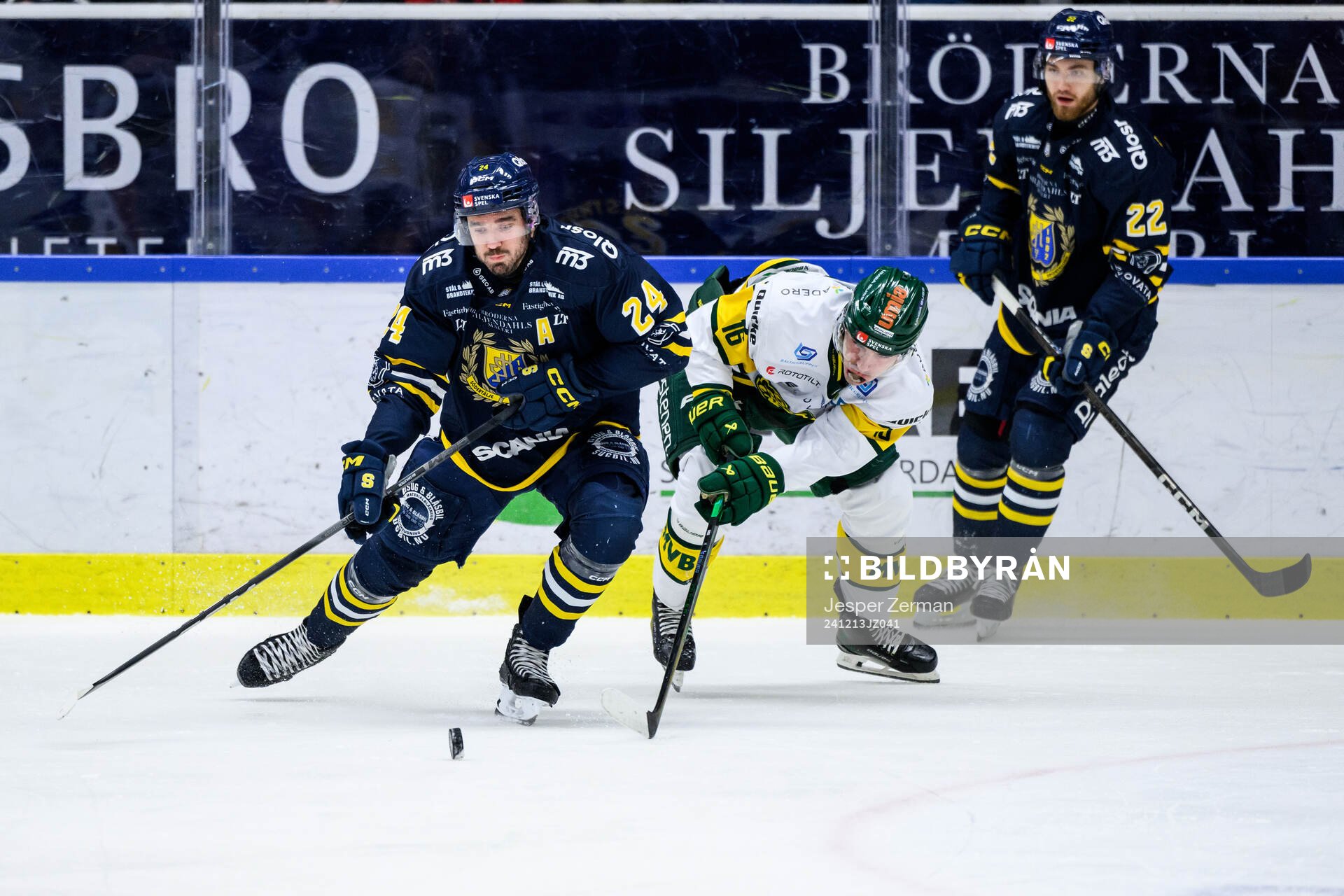 Södertäljes Jacob Dahlström och Björklövens Gustaf