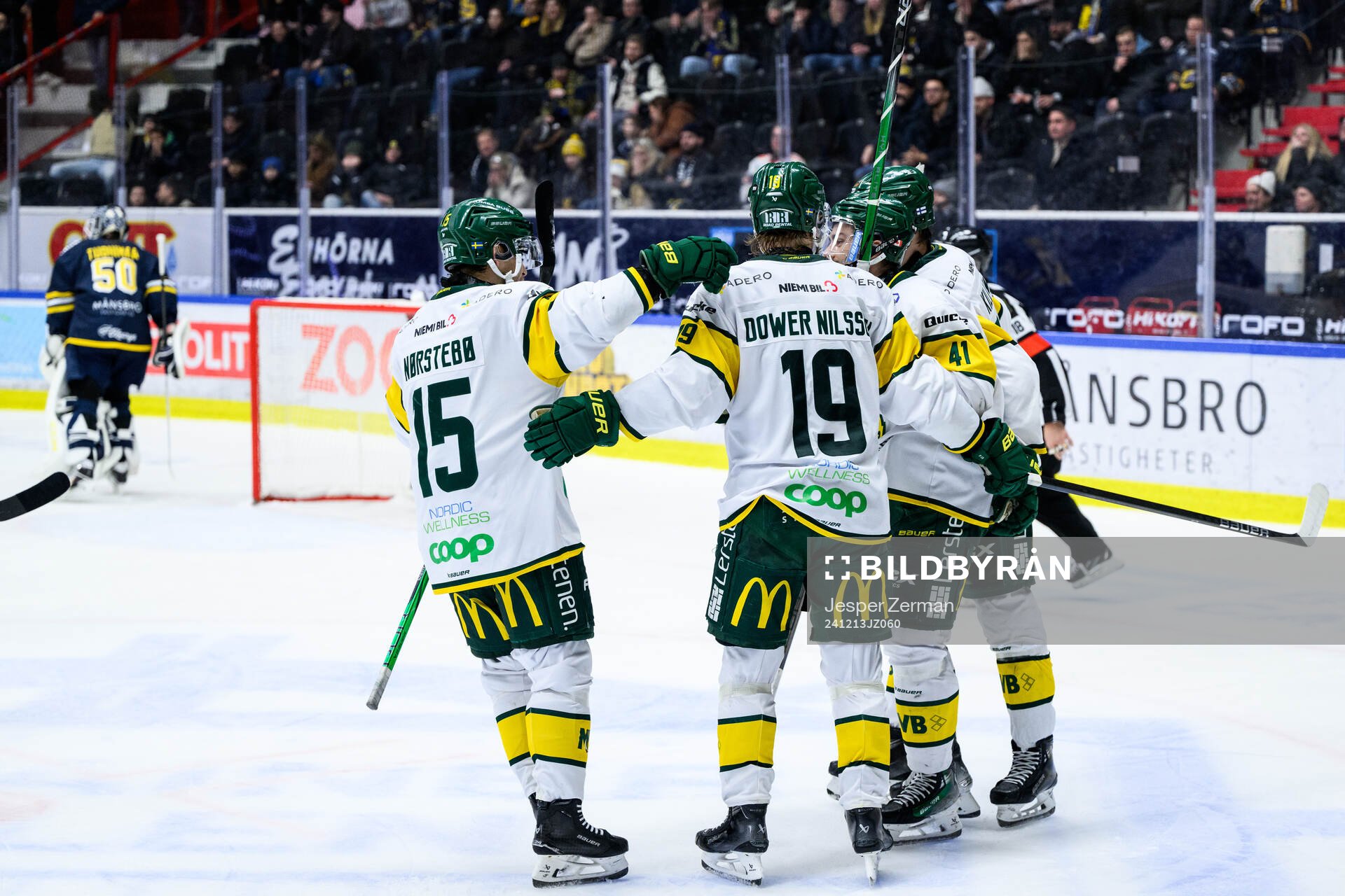 Björklövens Mattias Nörstebö, Liam Dower Nilsson och