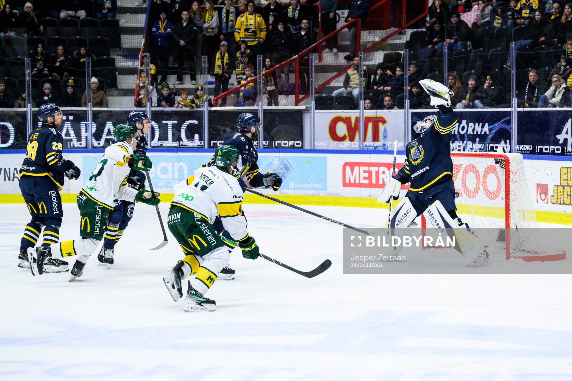 Södertäljes målvakt Frans Tuohimaa släpper in 4-5