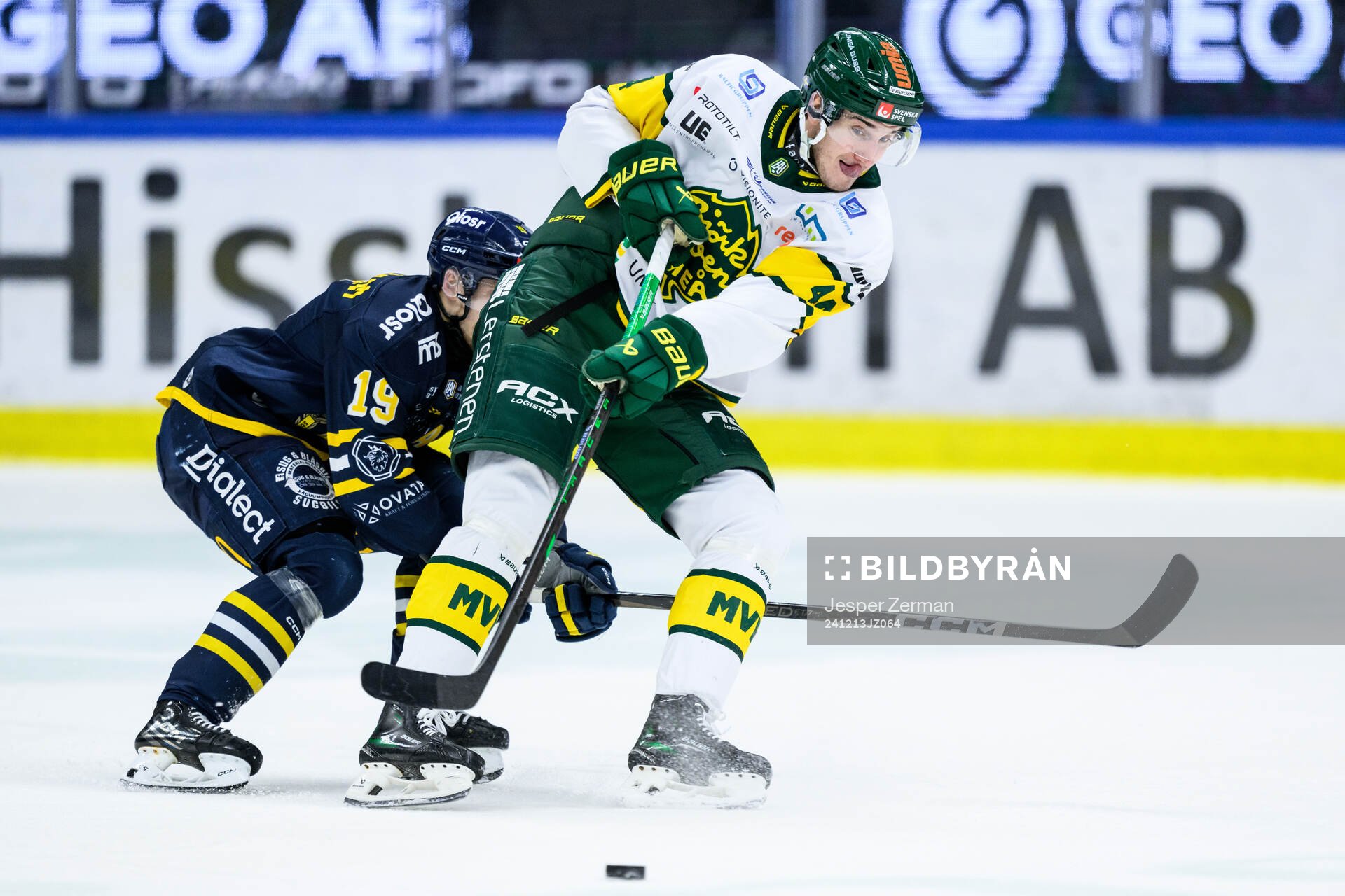 Södertäljes Hampus Harlestam och Björklövens Martin
