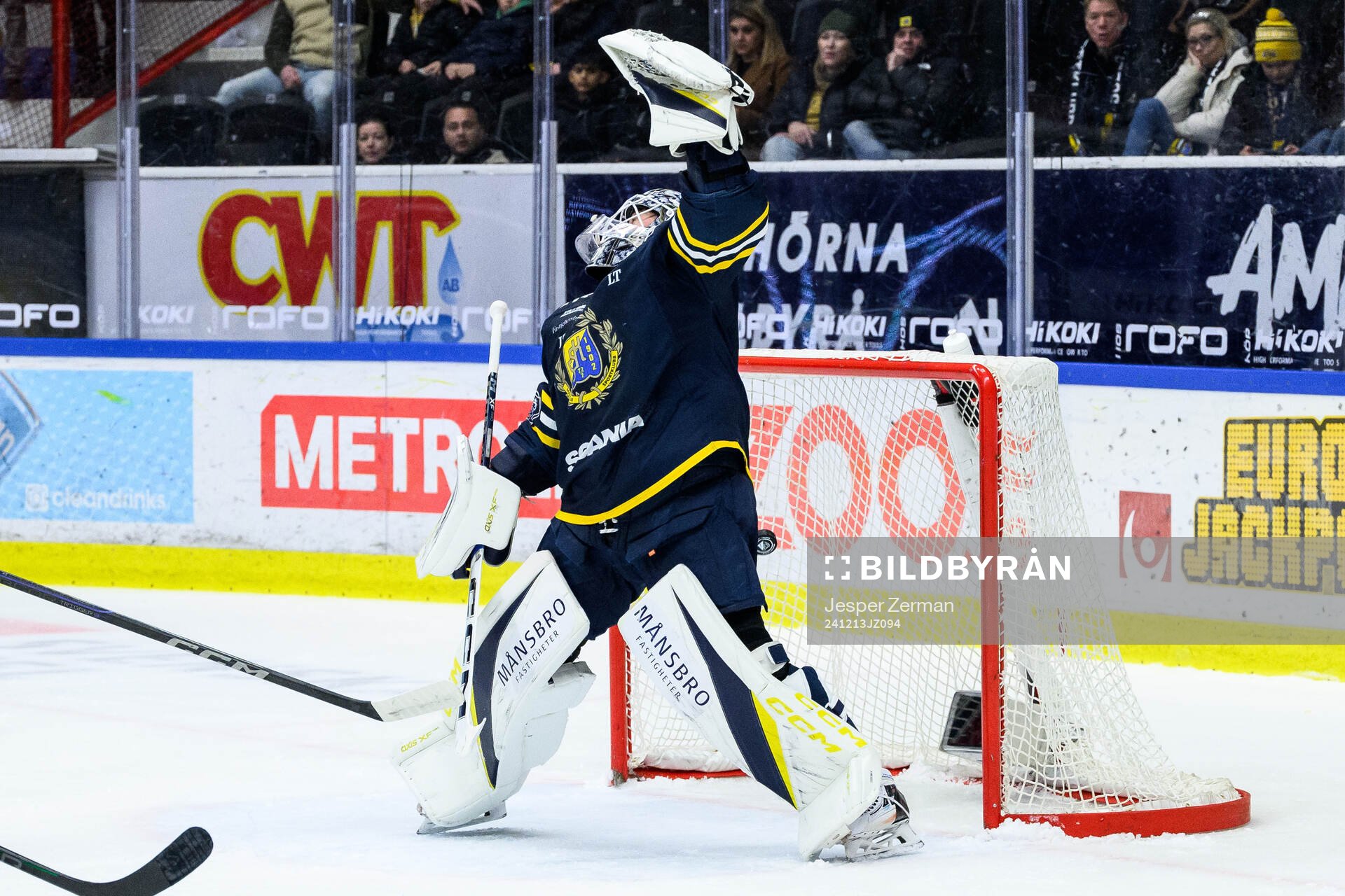 Södertäljes målvakt Frans Tuohimaa släpper in 4-5