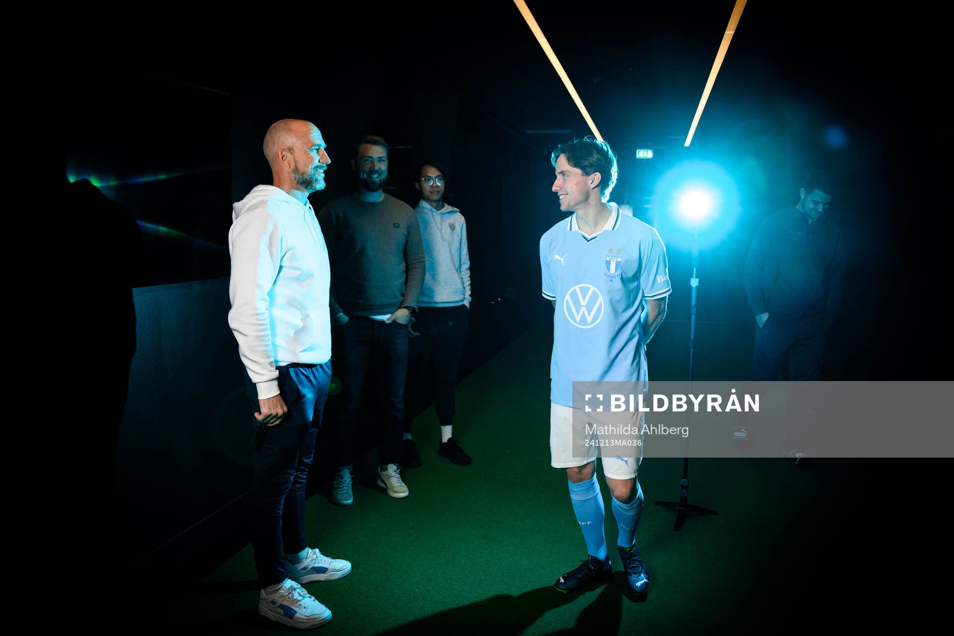 Malmö FFs tränare Henrik Rydström och Johan Karlsson