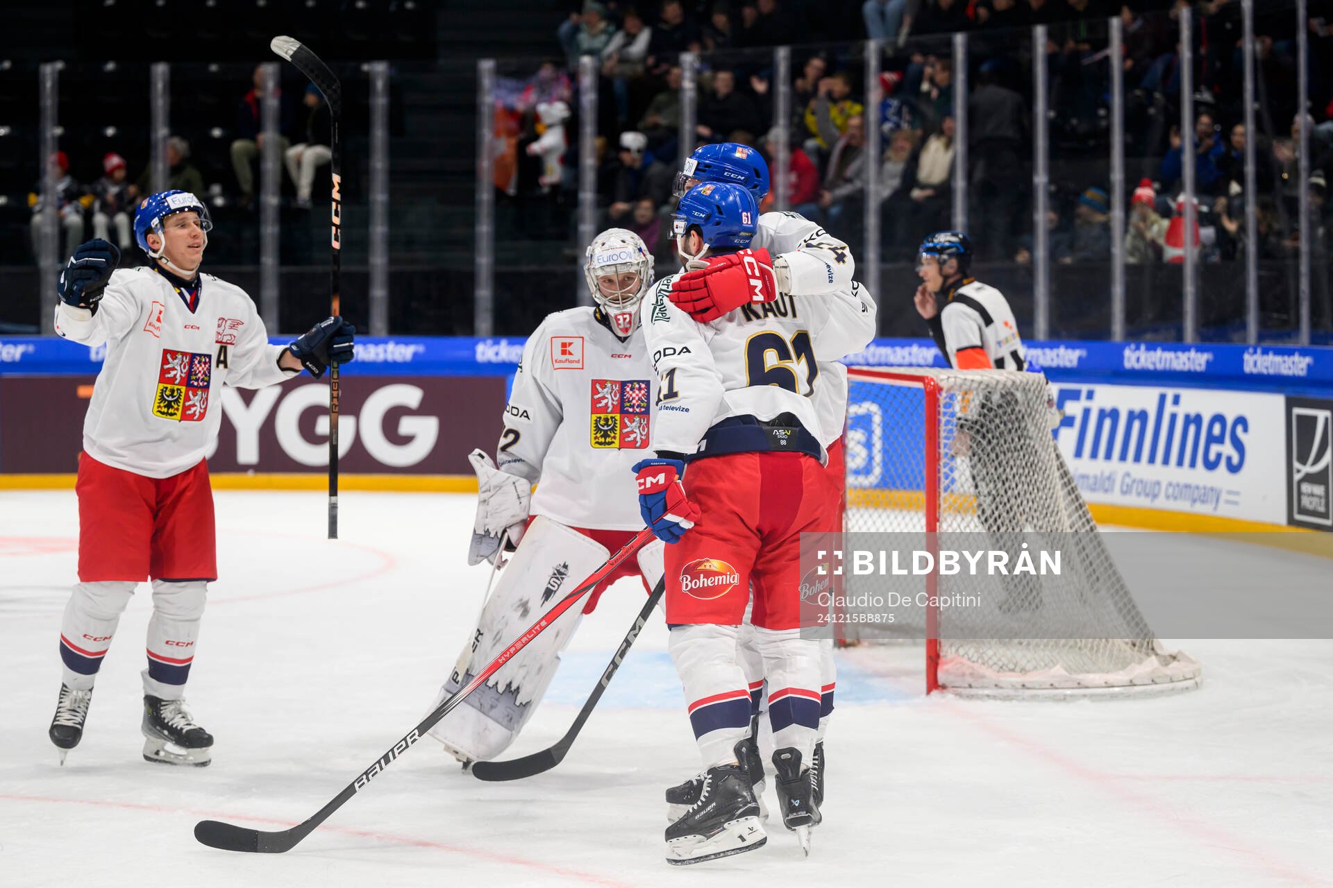 Players of Czech Republic celebrate