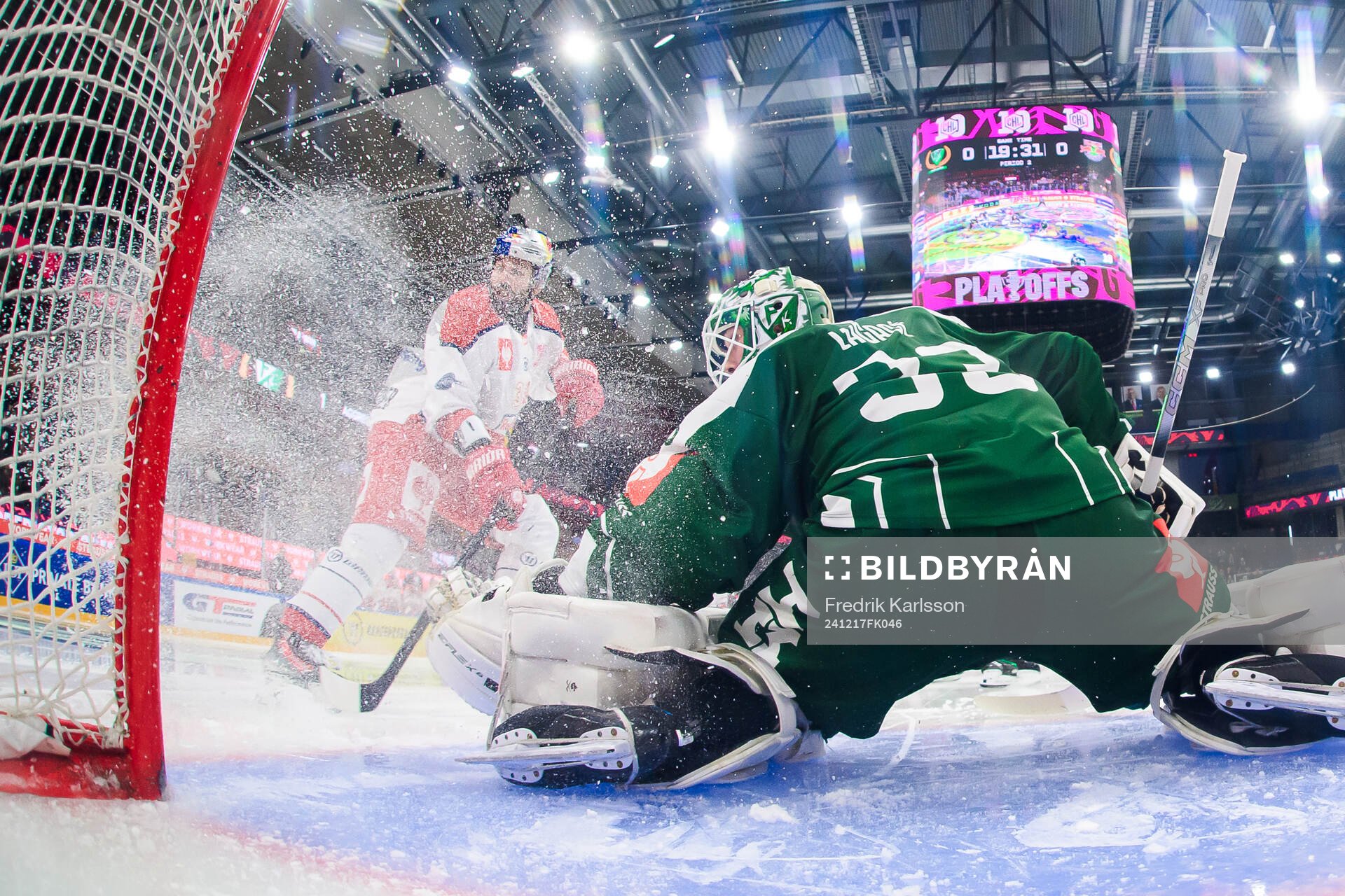 goaltender Maxime Lagacé of Färjestad