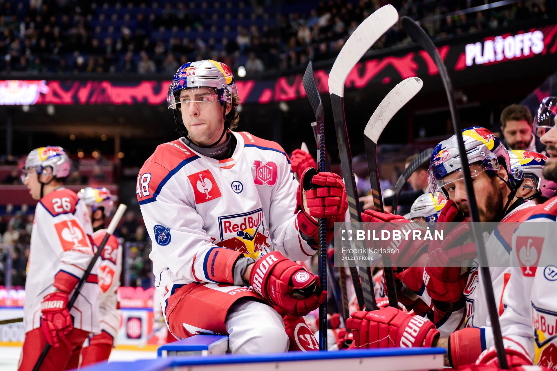 Lucas Thaler of EC Red Bull Salzburg looks dejected