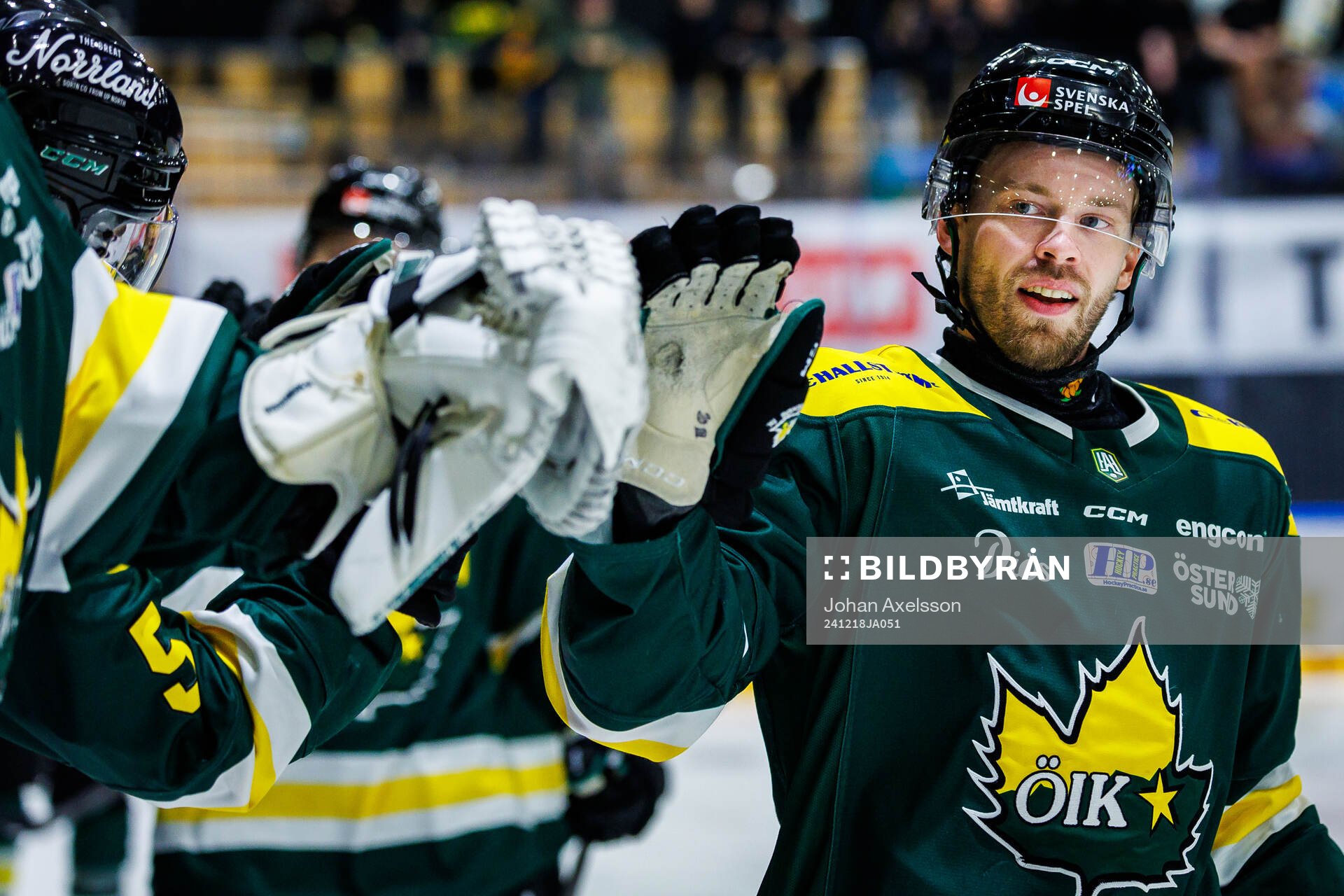 Östersunds Henrik Marklund jublar
