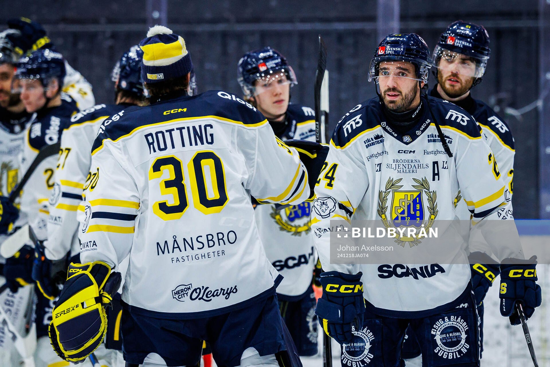 Södertäljes Jacob Dahlström jublar