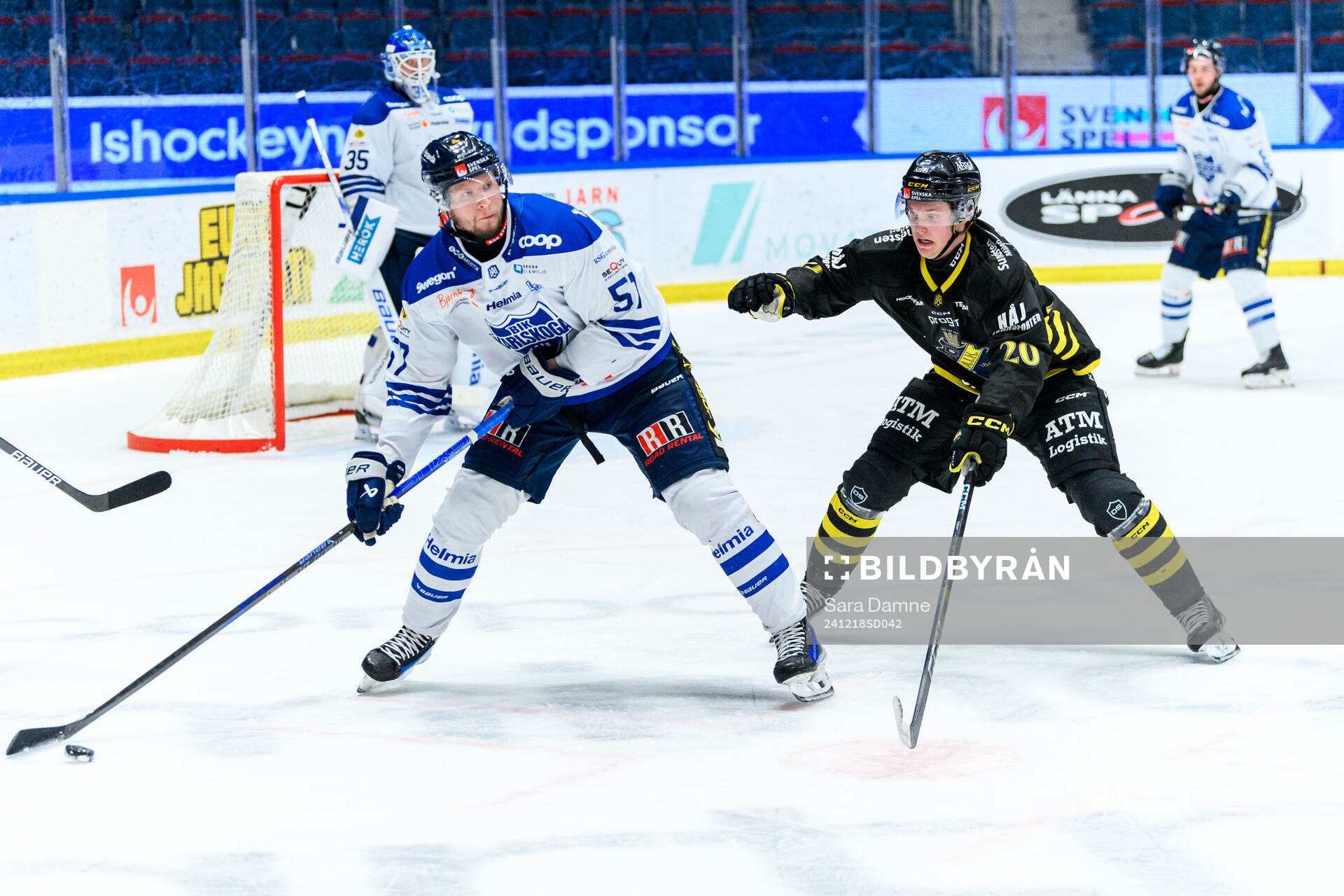 Karlskogas Johan Motin och AIKs Rasmus Rudslätt