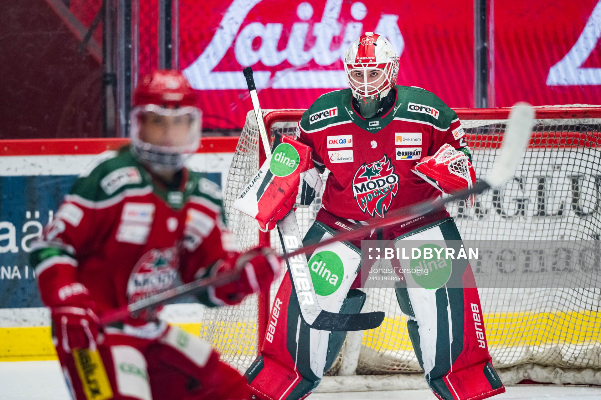 Modos målvakt Andrea Brändli