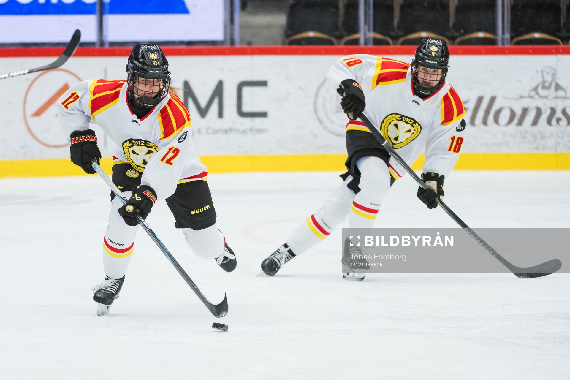 Brynäs Mina Waxin och Jenniina Nylund